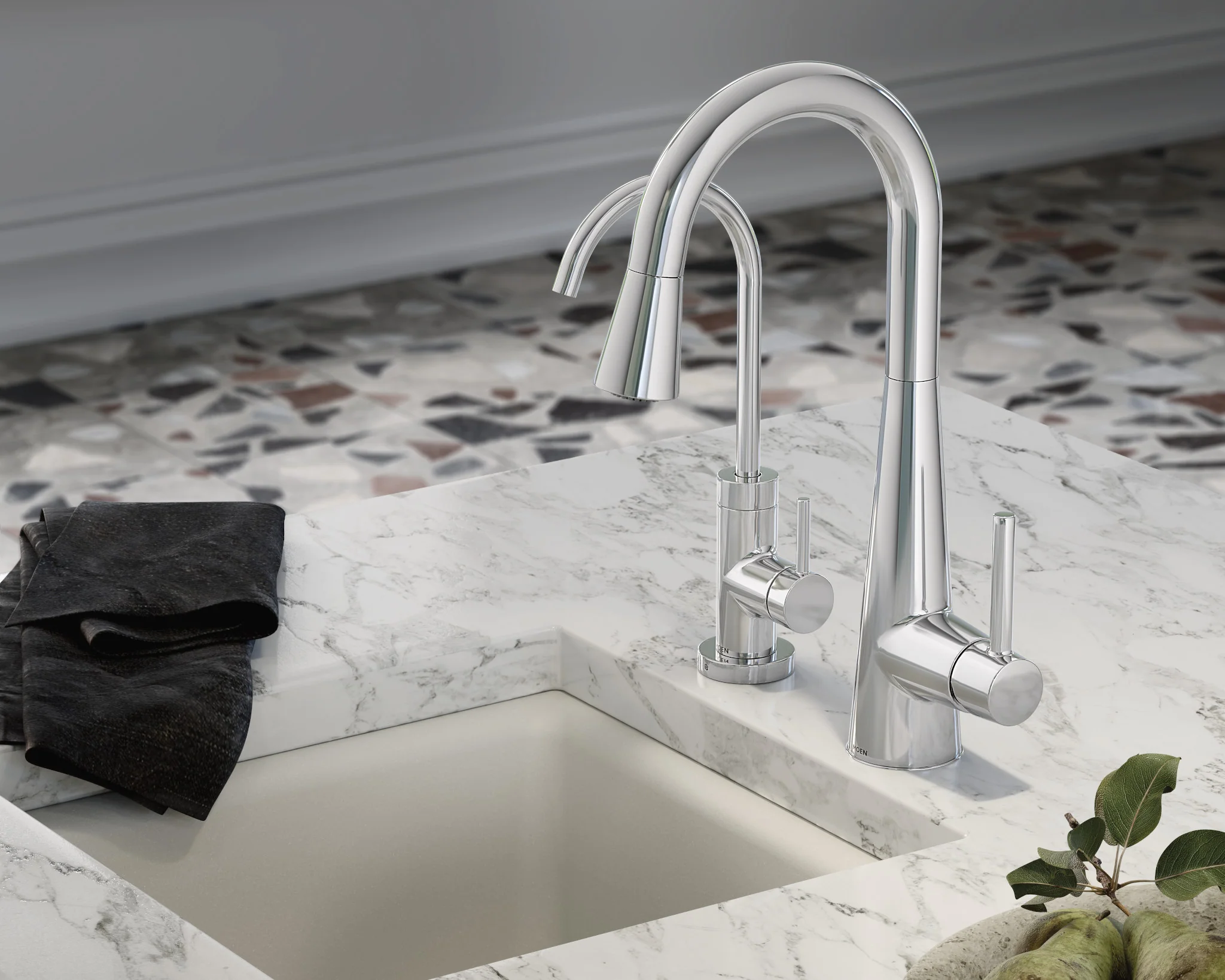 1607-Sleek-One-Handle-Pulldown-Bar-Faucet-3.webp Sleek One-Handle Pulldown Bar Faucet