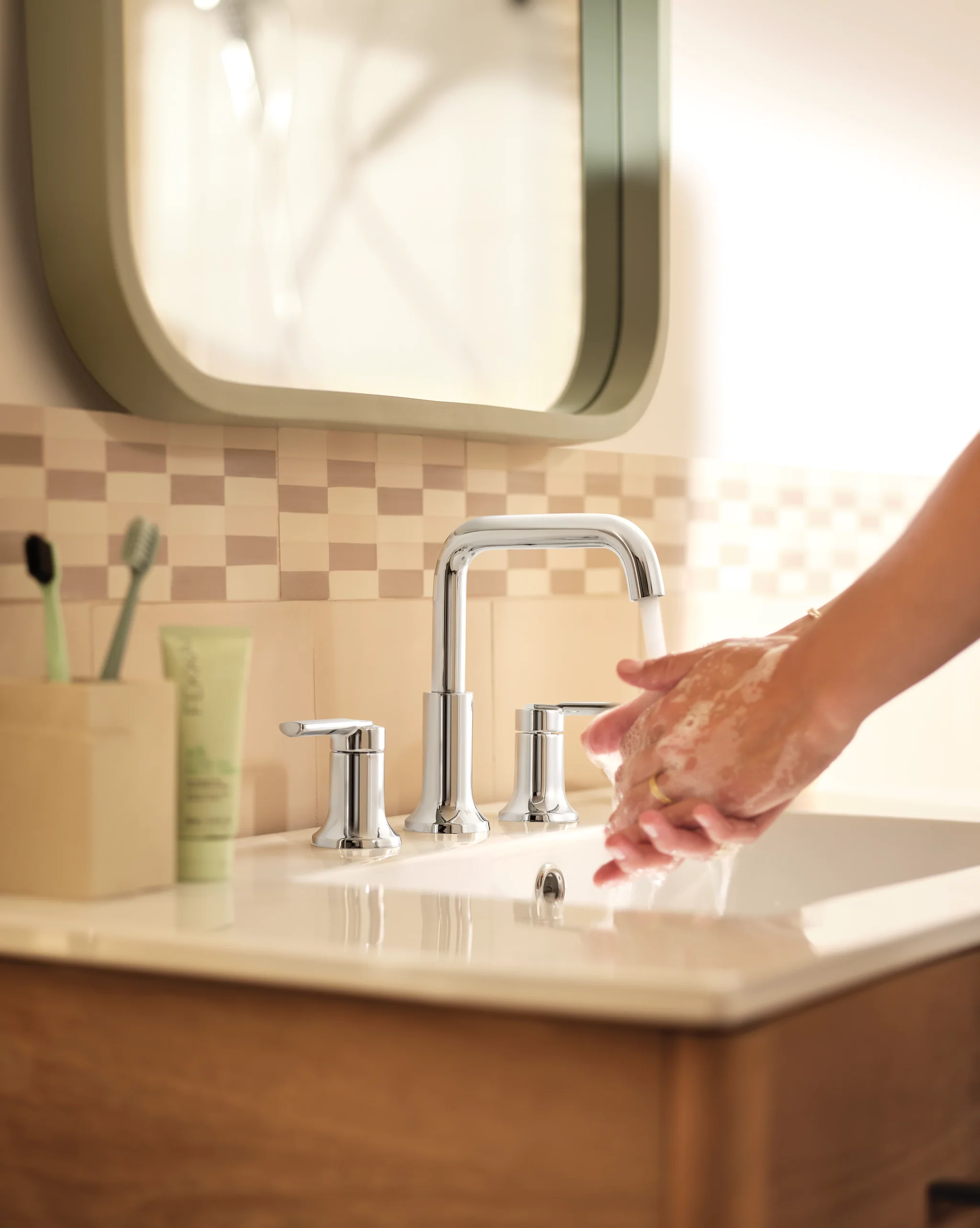 1627-Zyla-Chrome-two-handle-high-arc-bathroom-faucet-10.webp Zyla Chrome two-handle high arc bathroom faucet