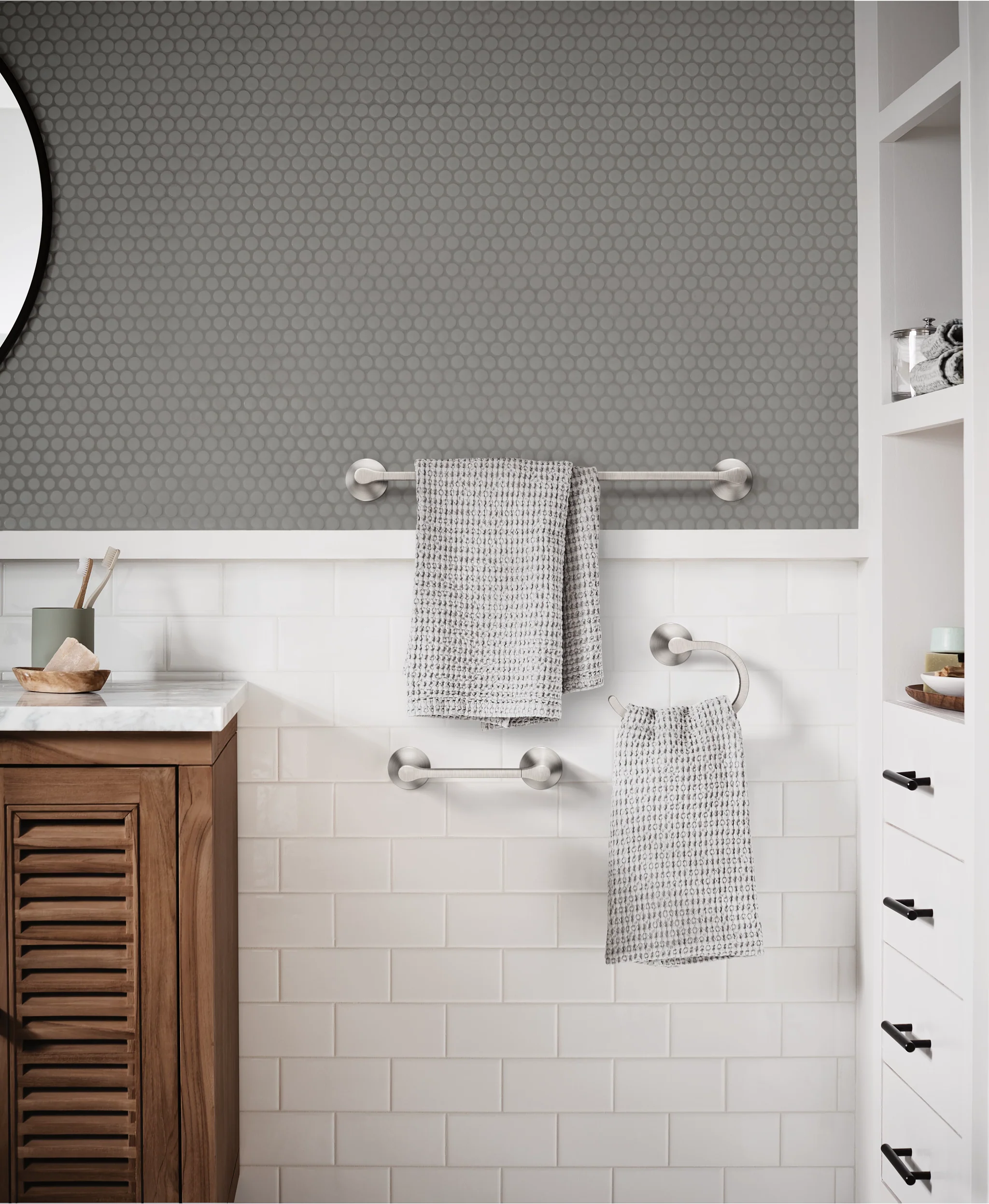 2109-Graeden-Chrome-pivoting-paper-holder-towel-bar-towel-ring-3.webp Graeden Chrome pivoting paper holder towel bar towel ring