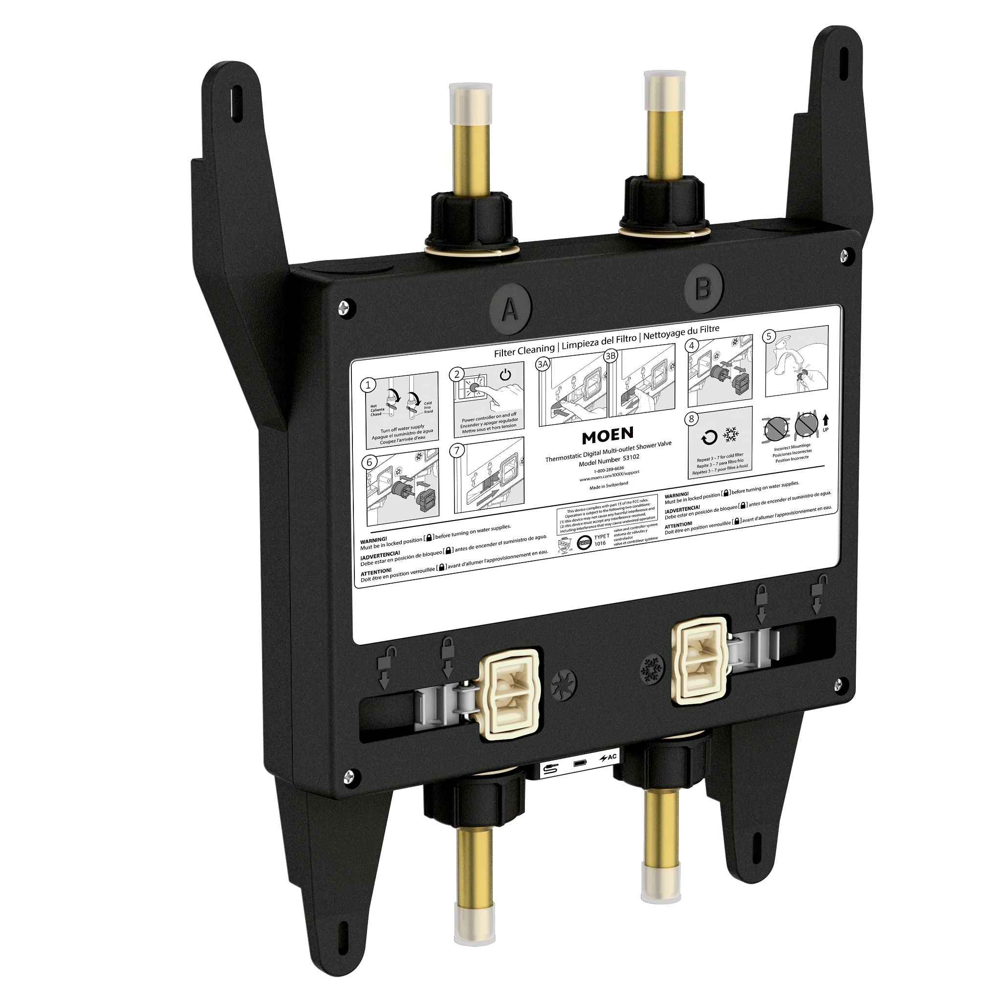 Moen Smart Shower 2-Outlet Shower Valve