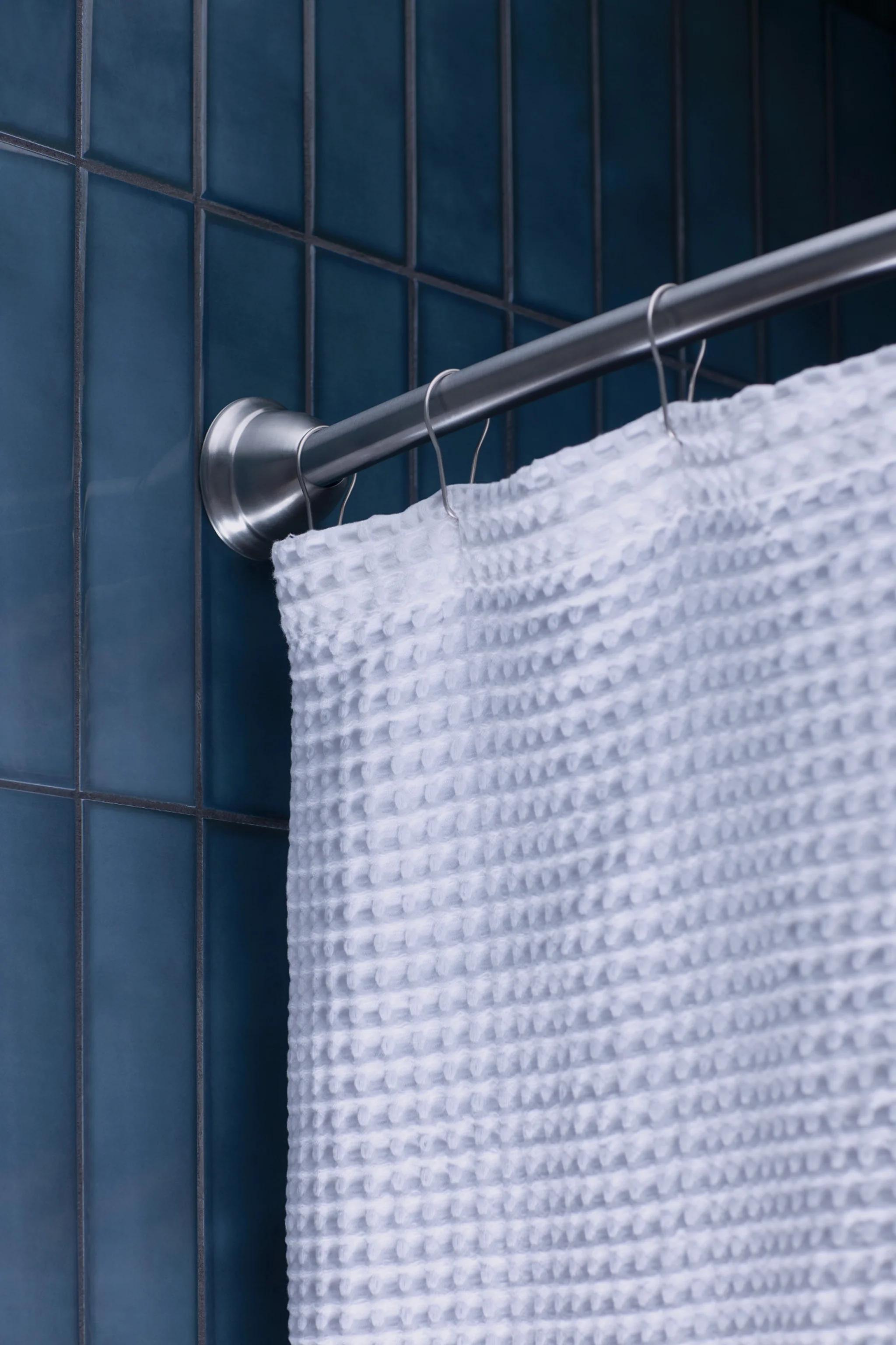 Curved Shower Rods Curved Shower Rod with Magnetix Chrome Tension or Permanent Mount