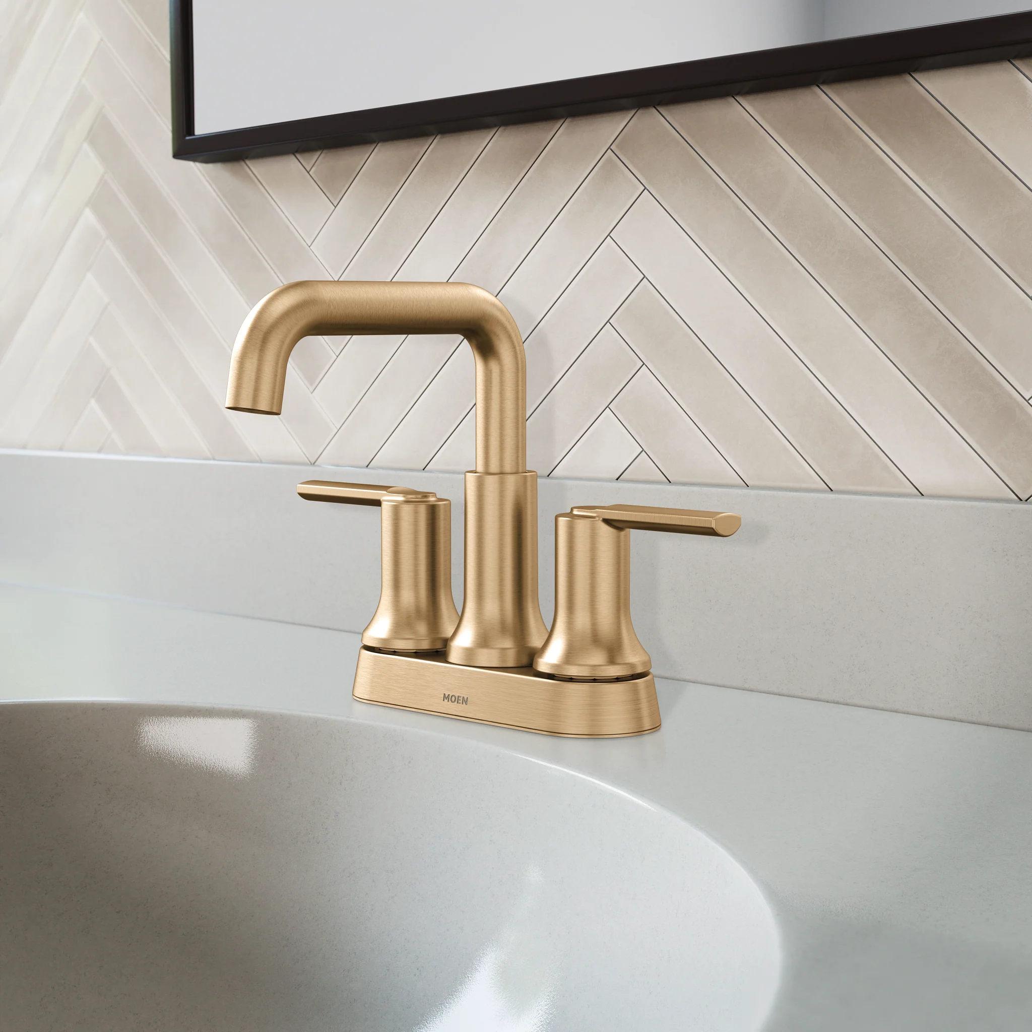 2881-Zyla-Chrome-two-handle-high-arc-bathroom-faucet-3.webp Zyla Chrome two-handle high arc bathroom faucet