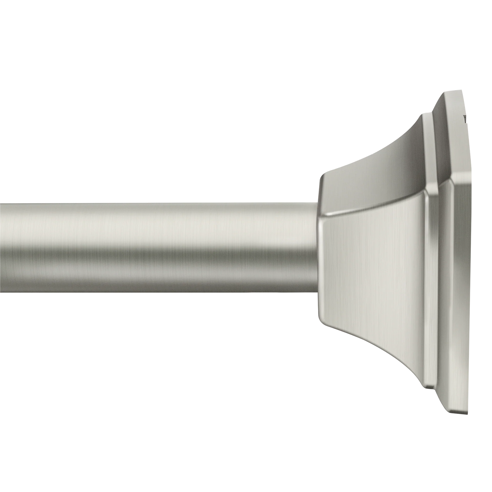 Tension Rod Straight Tension Shower Rod Brushed Nickel