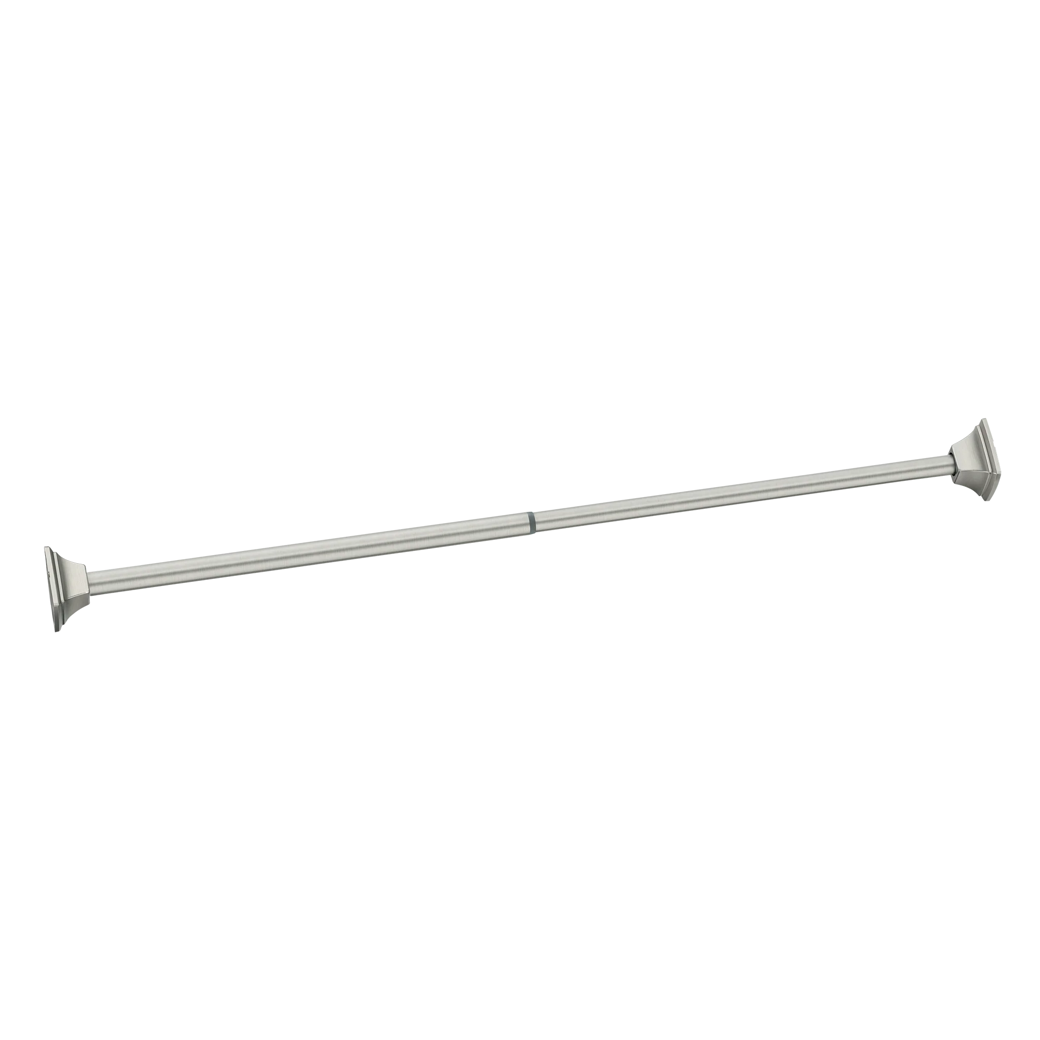 Tension Rod Straight Tension Shower Rod Brushed Nickel