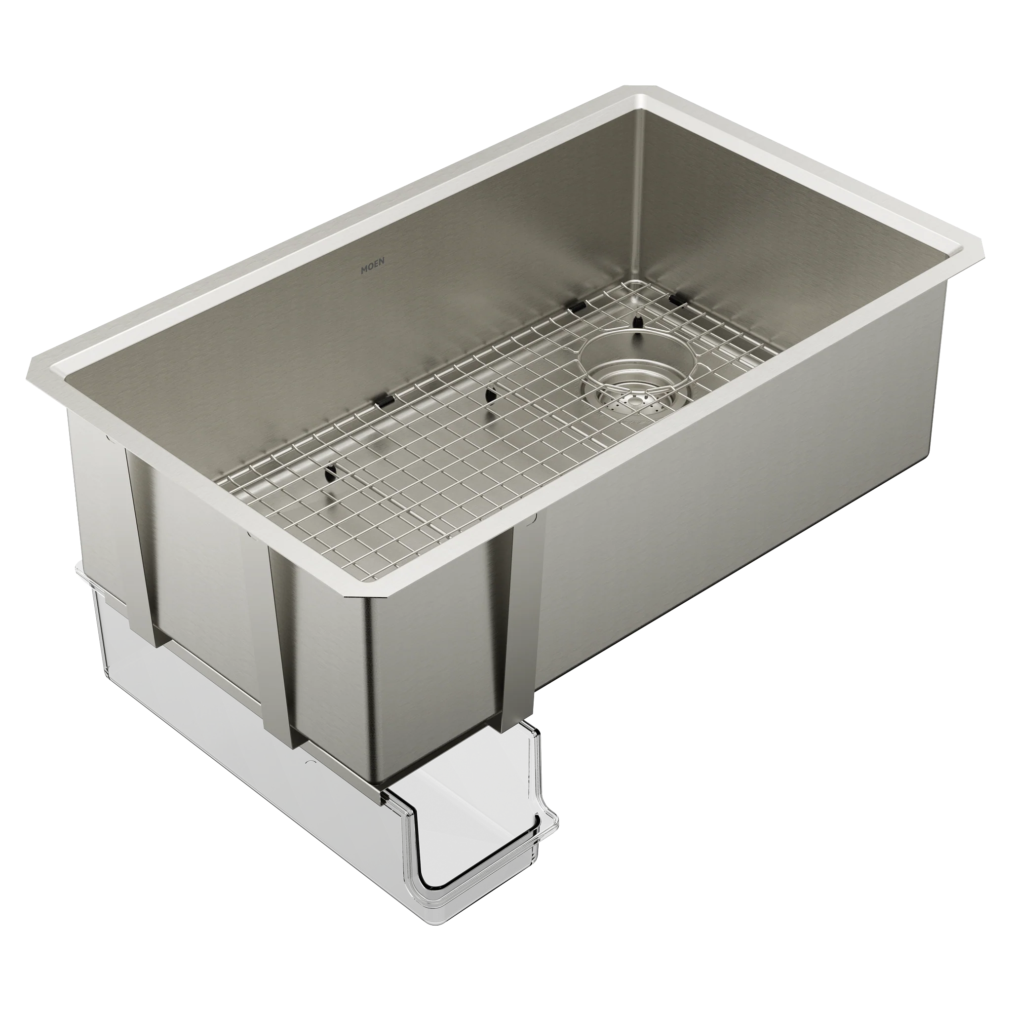 Luxe Chef™ 33” Workstation System Stainless Steel Undermount Single Bowl Sink
