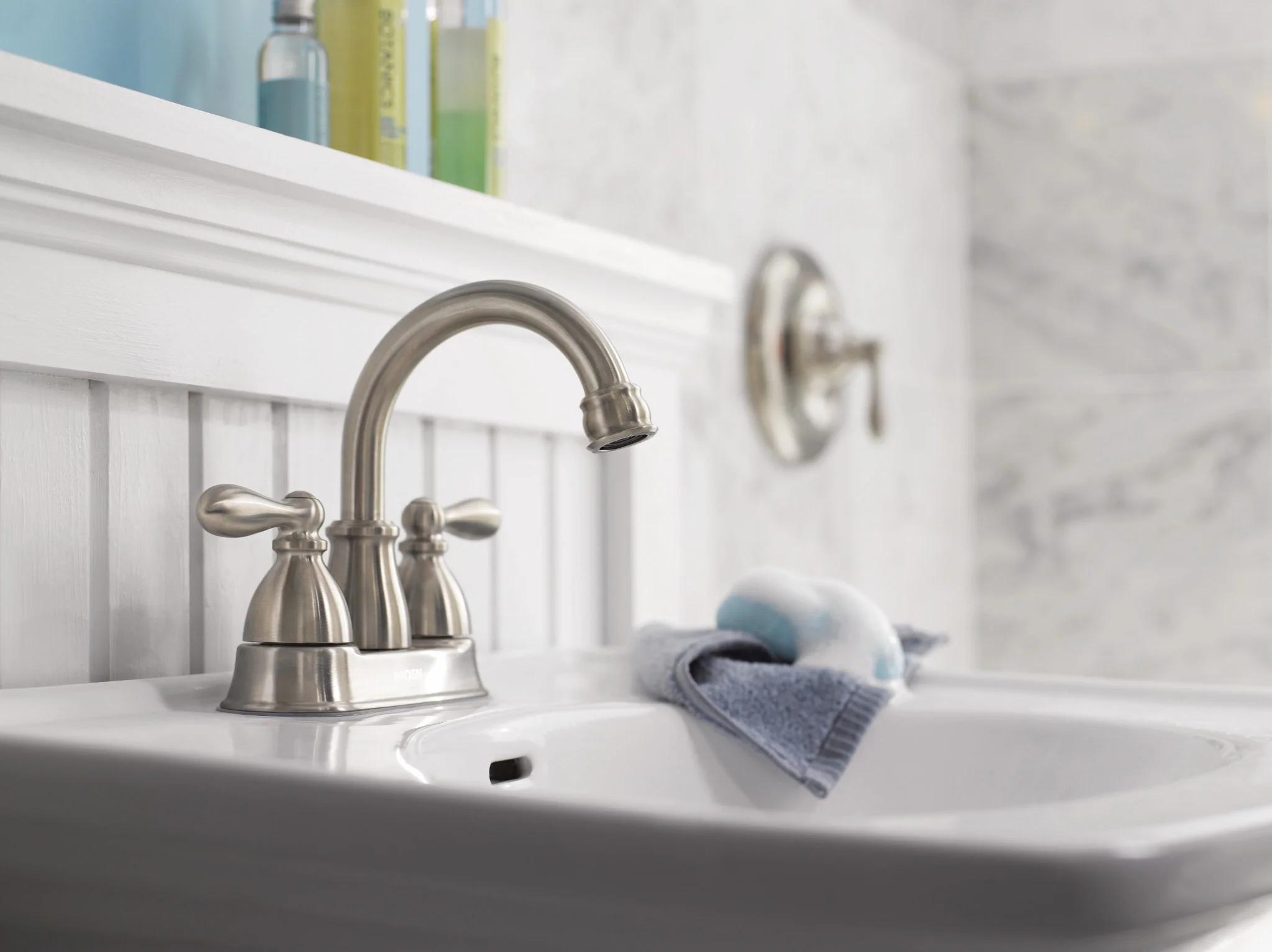 Caldwell Two-handle Centerset Bathroom Sink Faucet