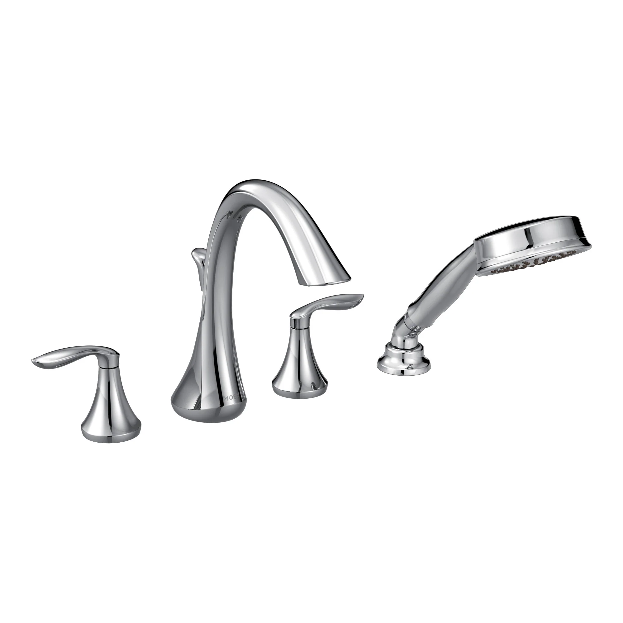 3482-Eva-Chrome-Two-Handle-High-Arc-Roman-Tub-Faucet-including-Handheld-Shower-5.webp Eva Chrome Two-Handle High Arc Roman Tub Faucet including Handheld Shower