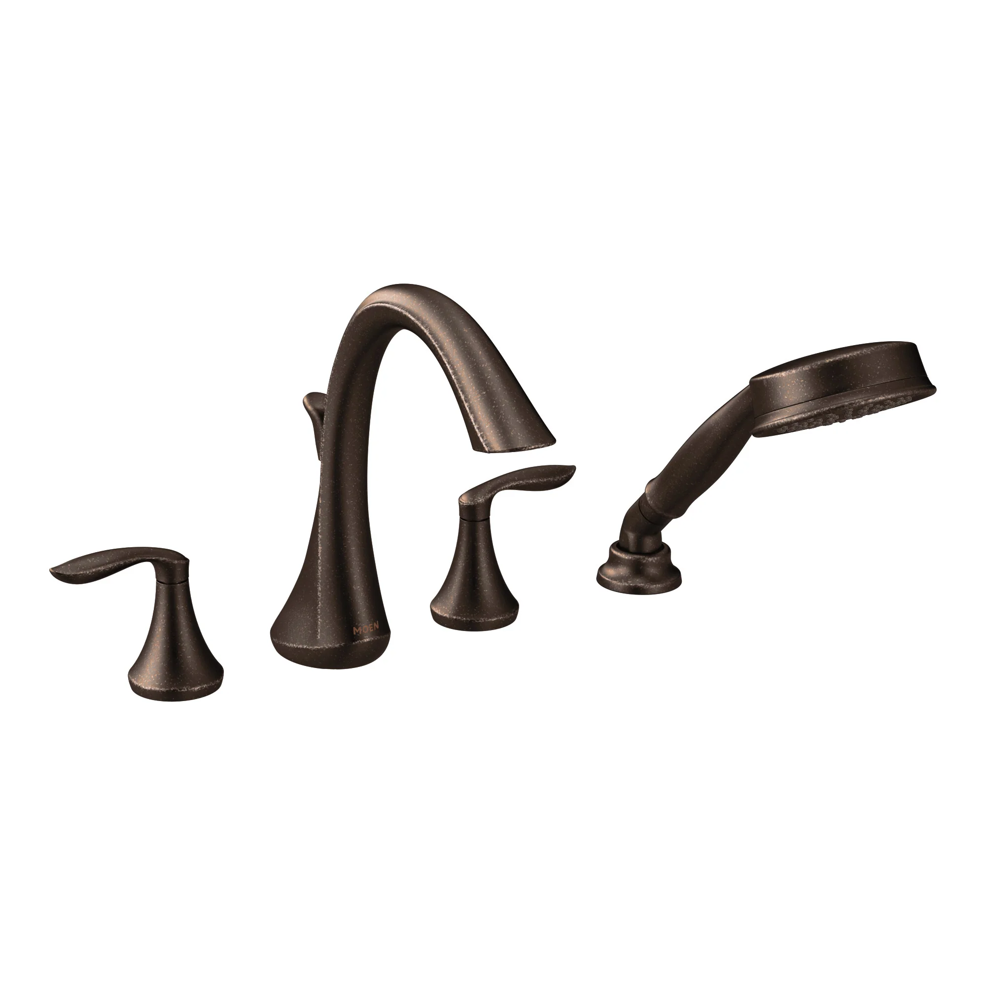 3482-Eva-Chrome-Two-Handle-High-Arc-Roman-Tub-Faucet-including-Handheld-Shower-6.webp Eva Chrome Two-Handle High Arc Roman Tub Faucet including Handheld Shower