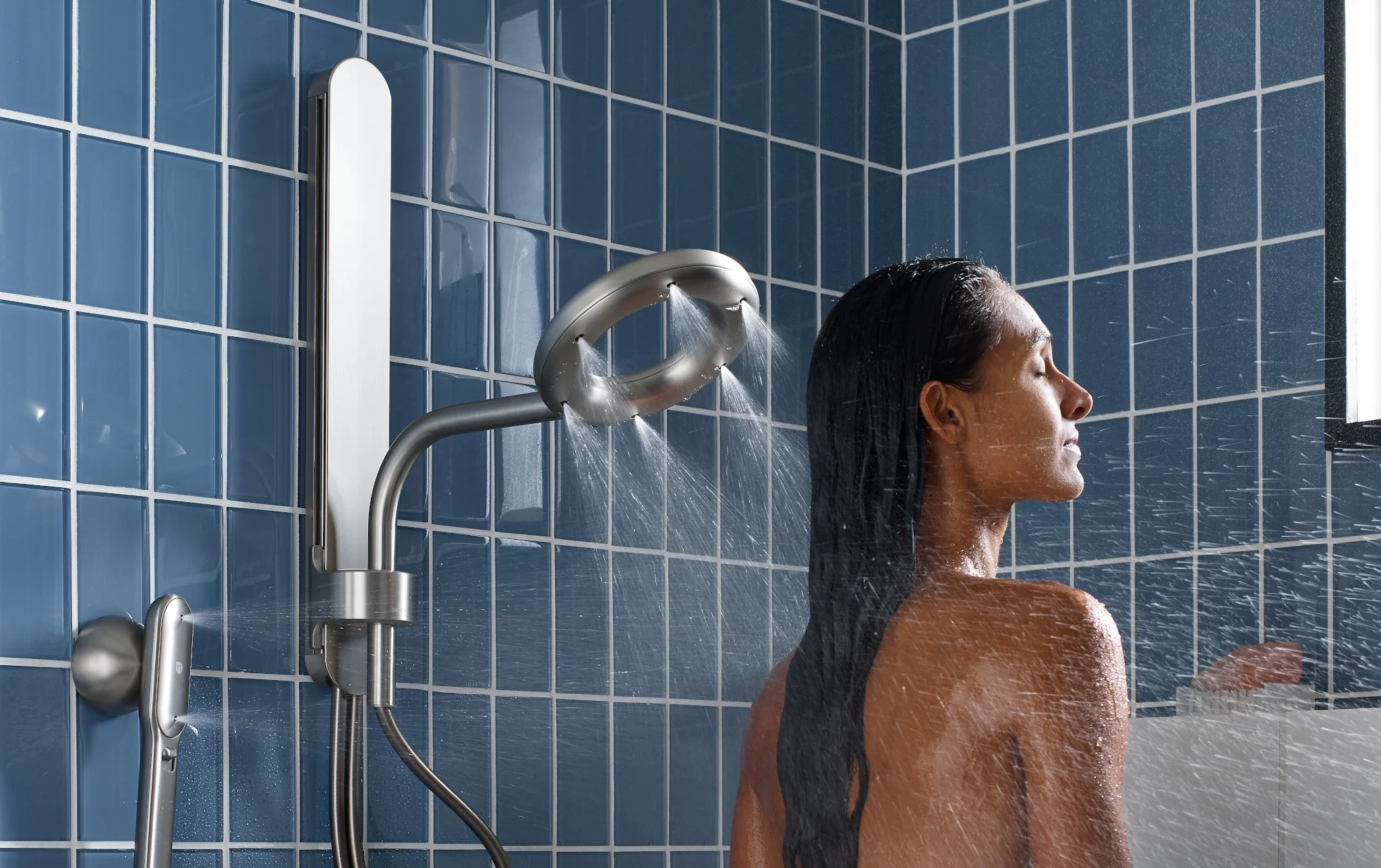 3495-Moen-Spa-Shower-Matte-Black-Two-Function-7.9-Diameter-Spray-Head-Standard-With-Handshower-16.webp Moen Spa Shower Matte Black Two-Function 7.9" Diameter Spray Head Standard With Handshower