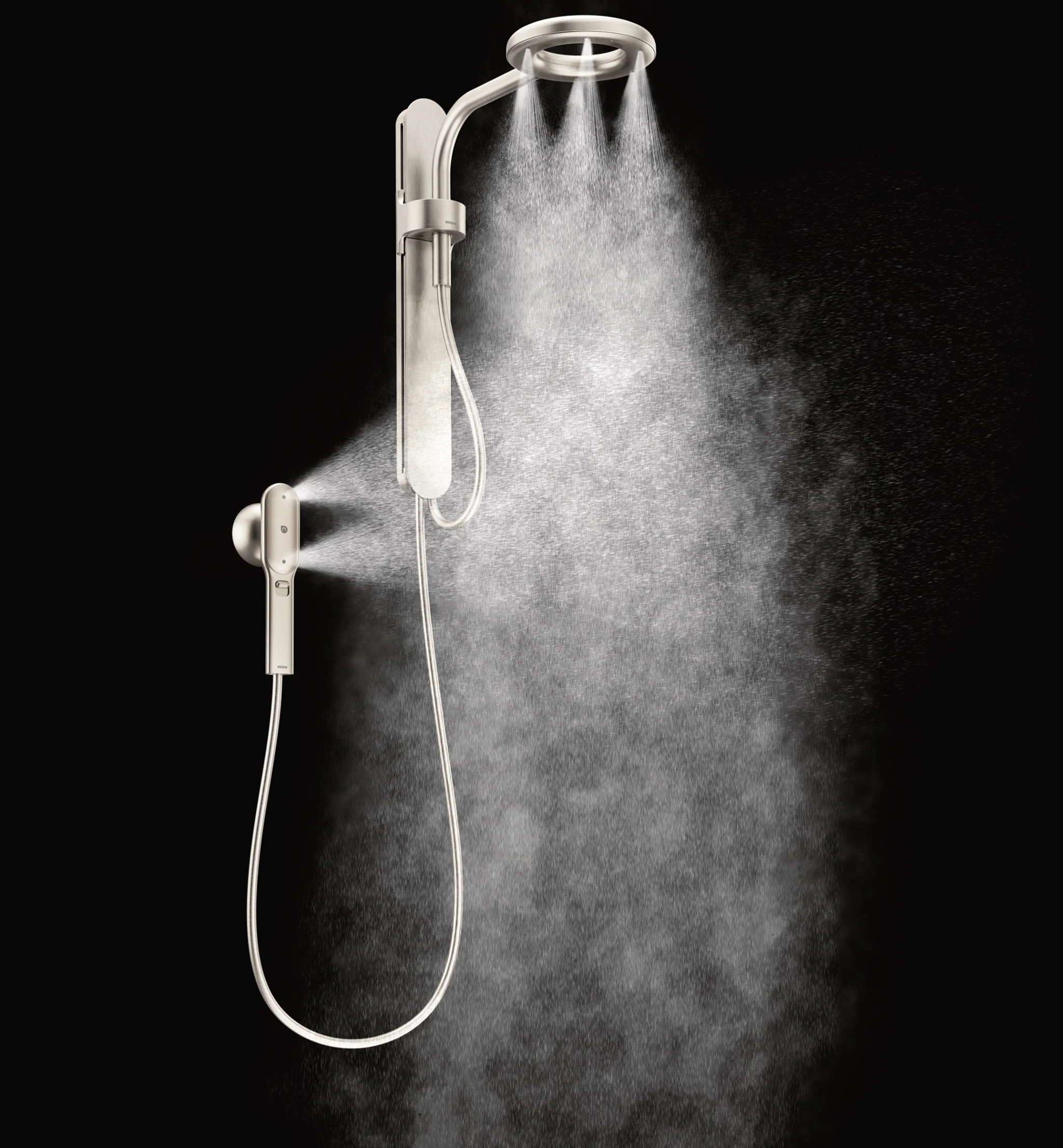 3495-Moen-Spa-Shower-Matte-Black-Two-Function-7.9-Diameter-Spray-Head-Standard-With-Handshower-27.webp Moen Spa Shower Matte Black Two-Function 7.9" Diameter Spray Head Standard With Handshower