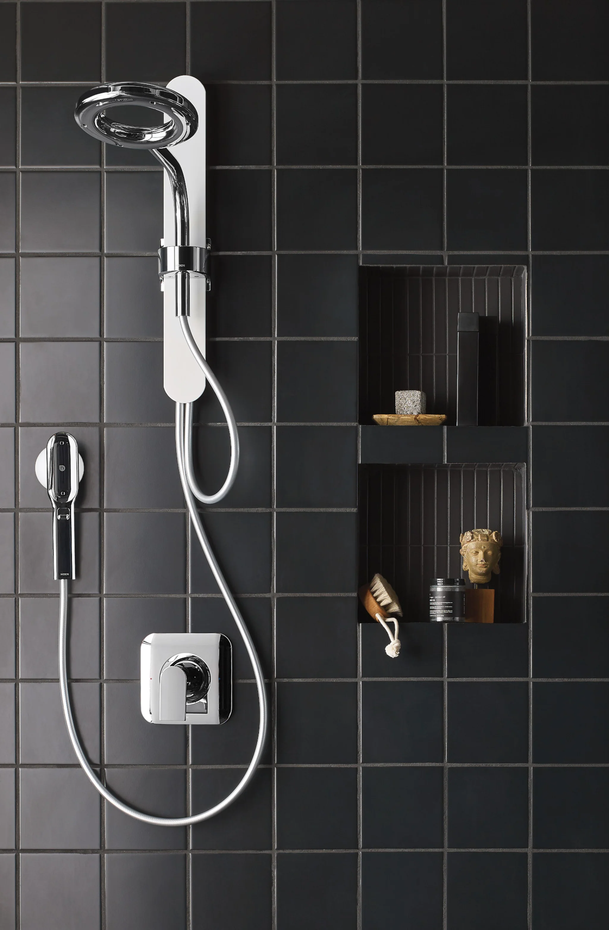 3495-Moen-Spa-Shower-Matte-Black-Two-Function-7.9-Diameter-Spray-Head-Standard-With-Handshower-43.webp Moen Spa Shower Matte Black Two-Function 7.9" Diameter Spray Head Standard With Handshower