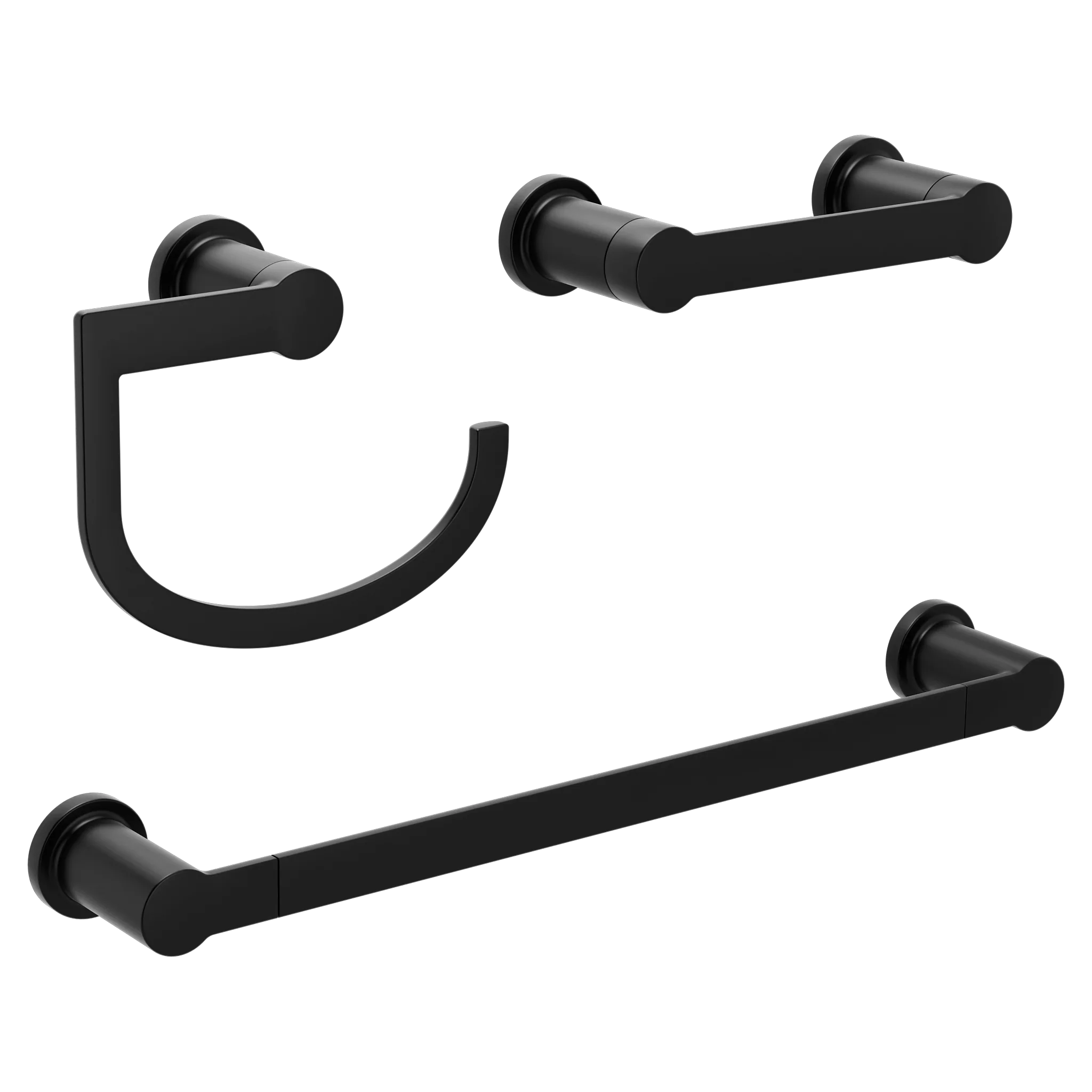 3560-Rinza-Matte-black-pivoting-paper-holder-towel-bar-towel-ring-10.webp Rinza Matte black pivoting paper holder towel bar towel ring