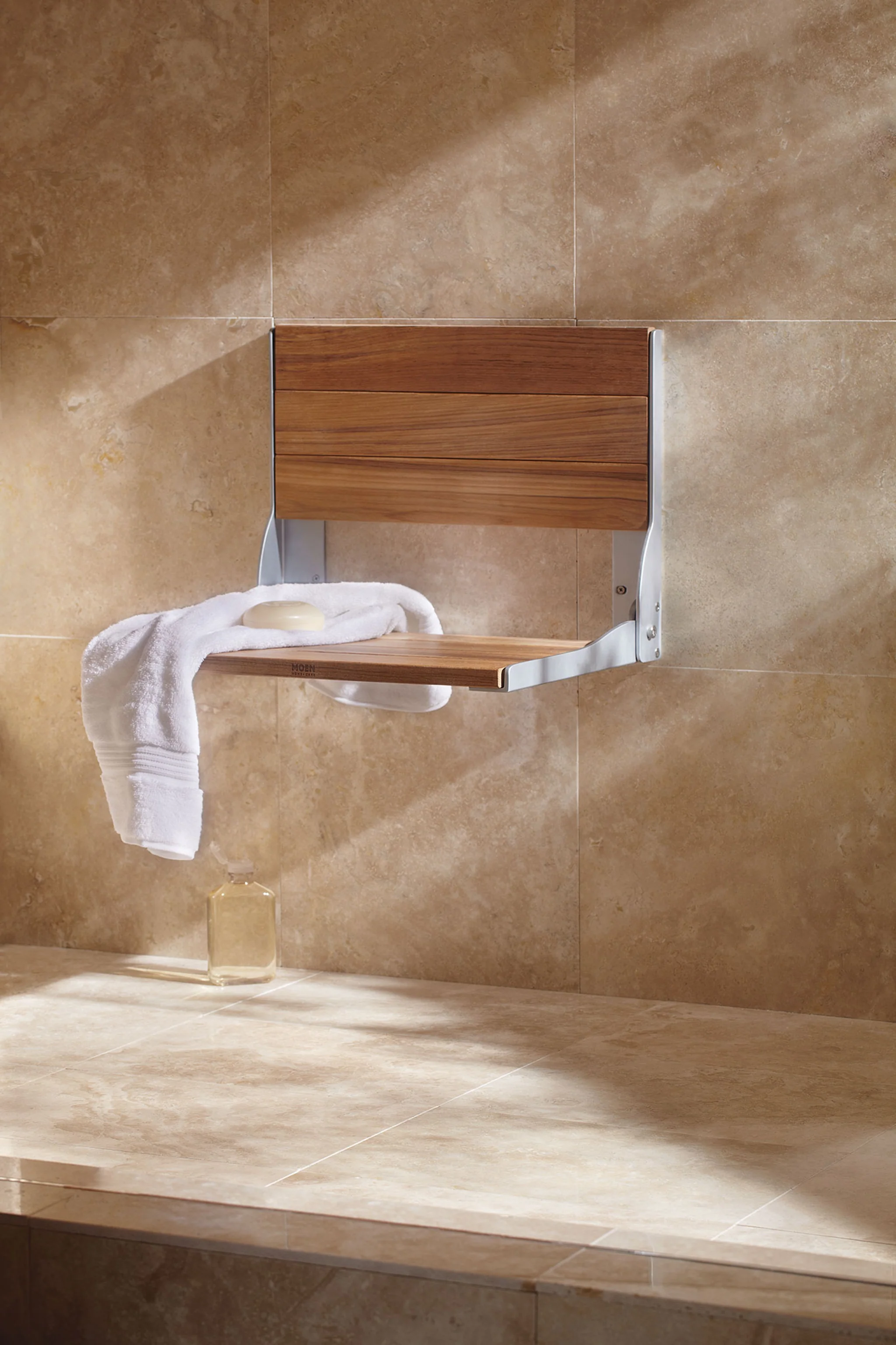 3644-Moen-Home-Care-Stainless-and-Teak-Folding-Shower-Seat-4.webp Moen Home Care Stainless and Teak Folding Shower Seat