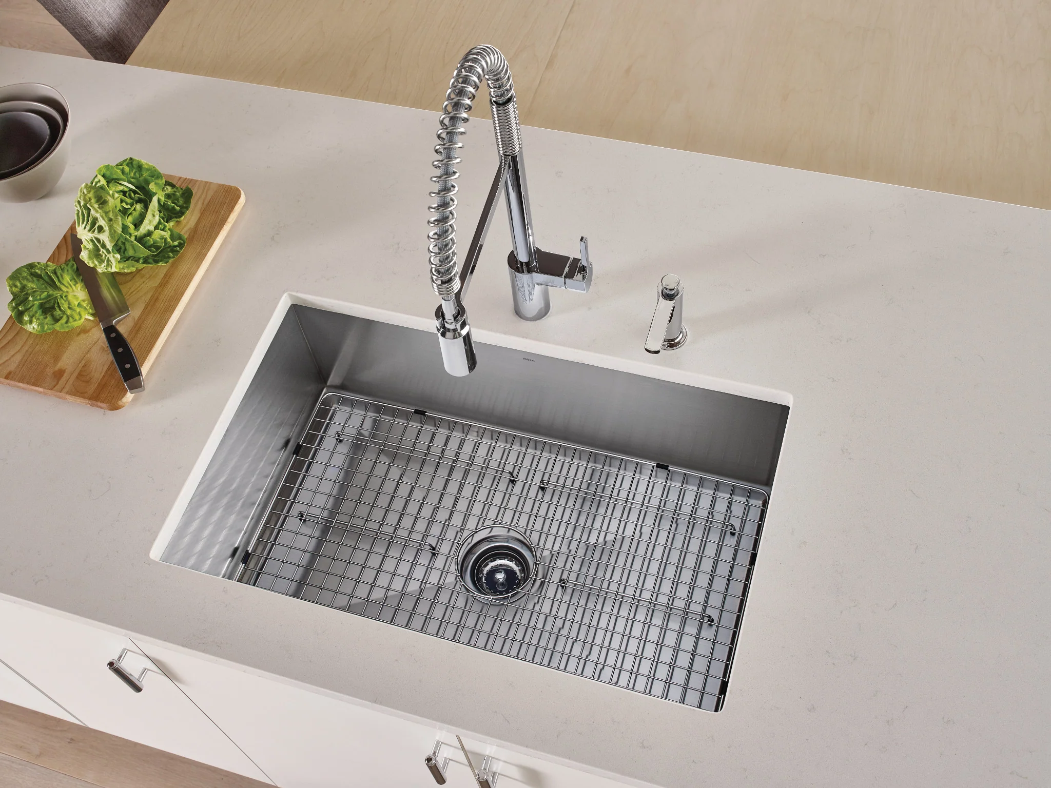 4033-Moen-Stainless-Steel-Rear-Drain-Bottom-Grid-Accessory-29-x-16-2.webp Moen Stainless Steel Rear Drain Bottom Grid Accessory 29" x 16"