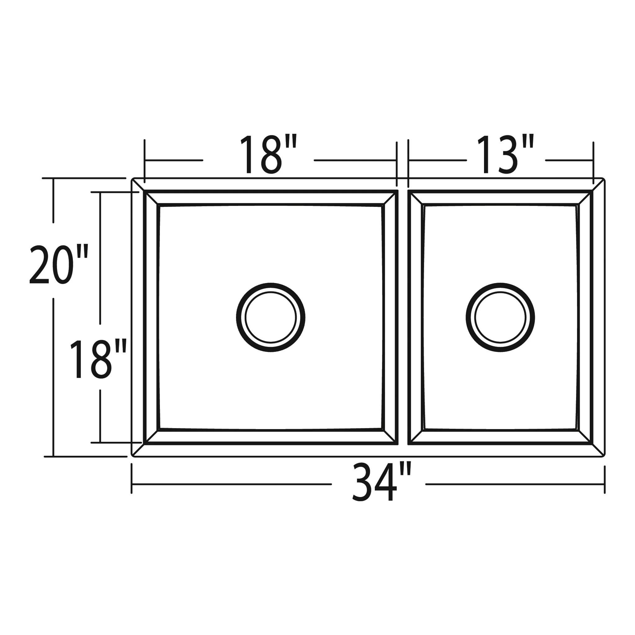 4437-Prep-34-Undermount-Double-Bowl-Sink-8.webp Prep 34" Undermount Double Bowl Sink