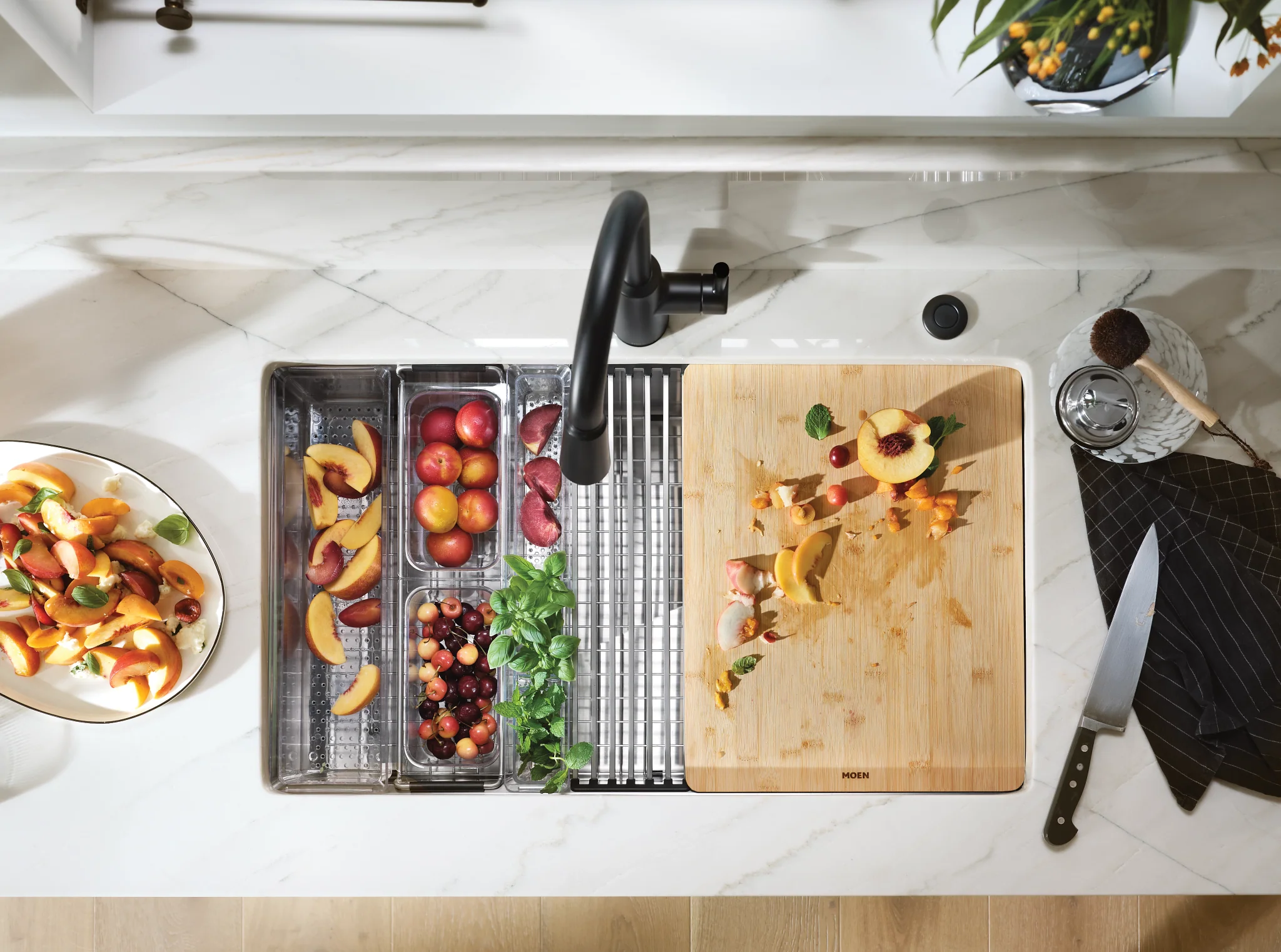 4469-Luxe-ChefTM-33-Workstation-System-Stainless-Steel-Dual-Mount-Single-Bowl-Sink-8.webp Luxe Chef™ 33” Workstation System Stainless Steel Dual Mount Single Bowl Sink