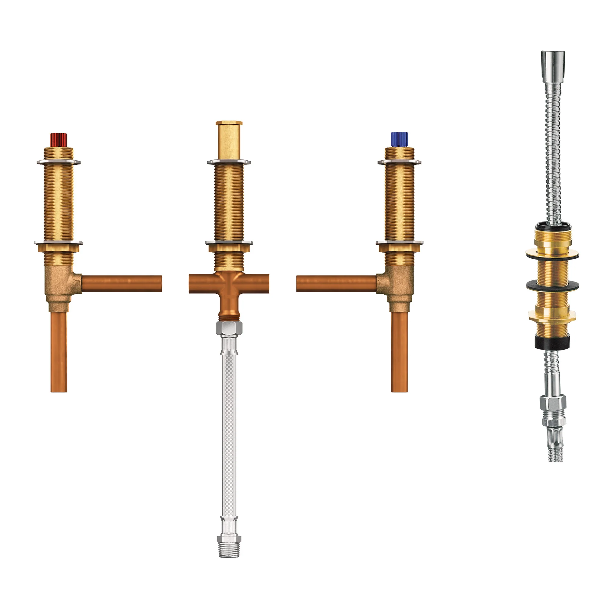 M-pact Roman Tub With Diverter Adjustable 1/2" Cc Connection