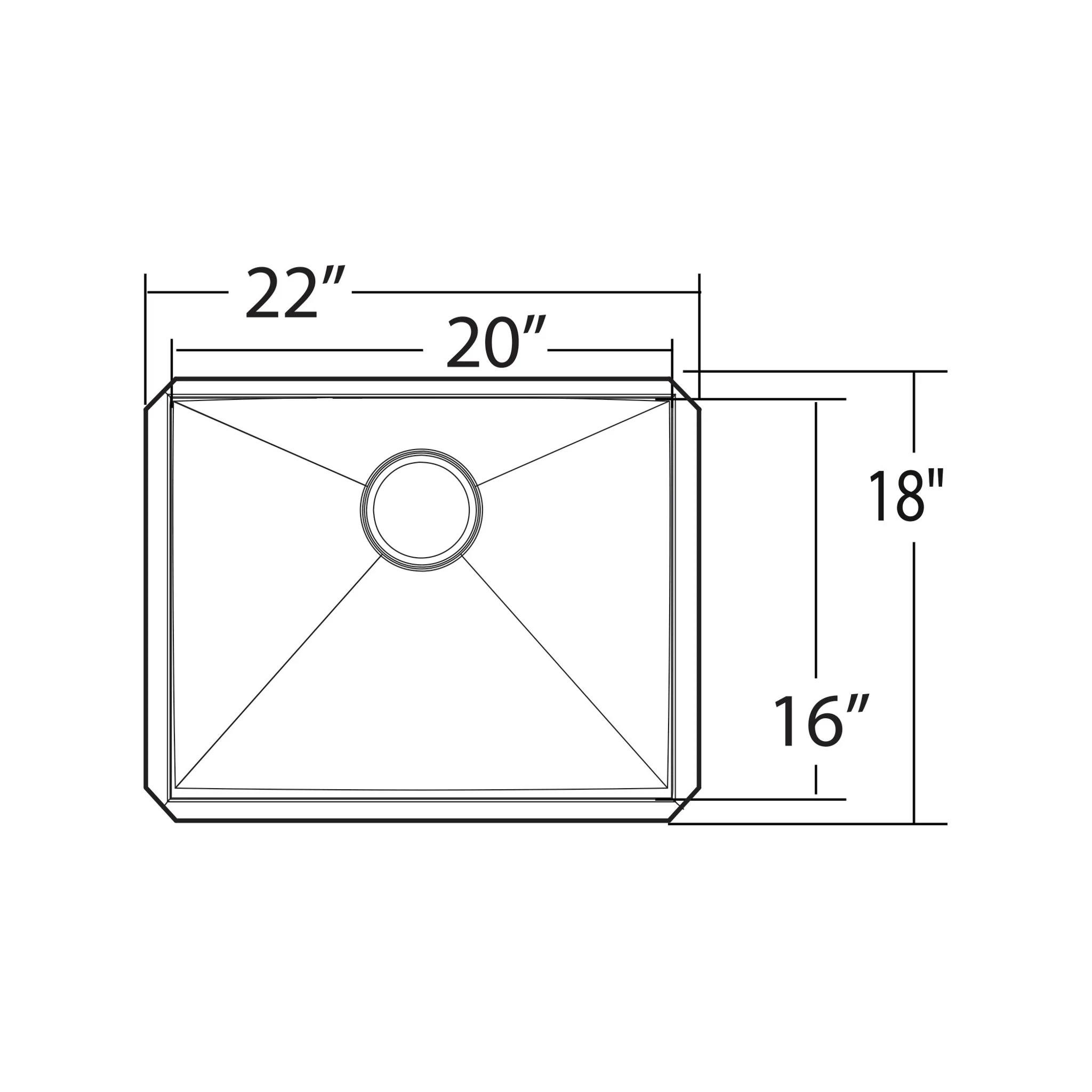 4600-Prep-22-Undermount-Single-Bowl-Sink-6.webp Prep 22" Undermount Single Bowl Sink
