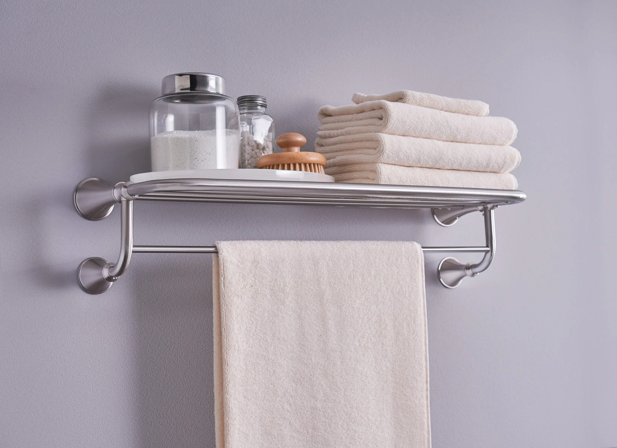 4617-Moen-Brushed-nickel-24-Towel-Shelf-2.webp Moen Brushed nickel 24" Towel Shelf