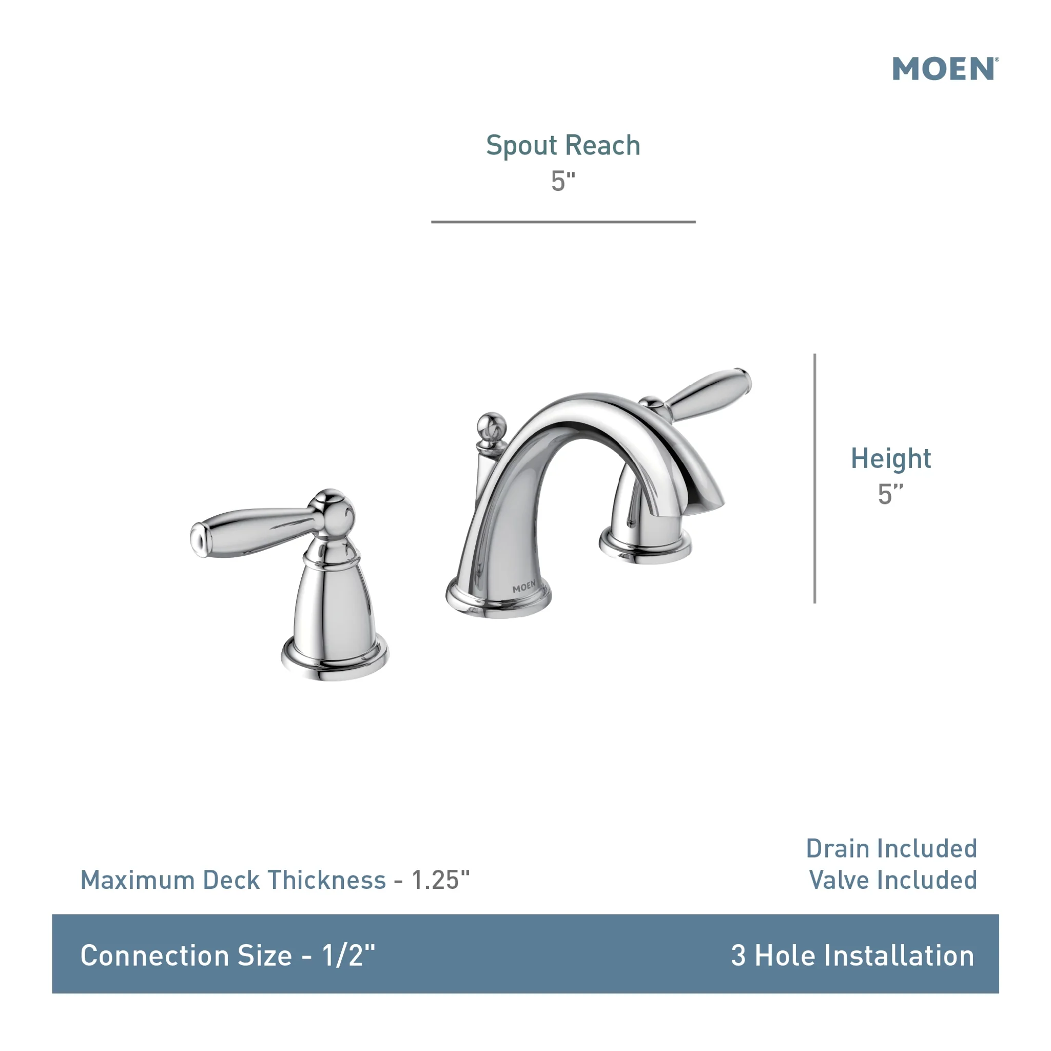 485-Brantford-Chrome-two-handle-high-arc-bathroom-faucet-9.webp Brantford Chrome two-handle high arc bathroom faucet