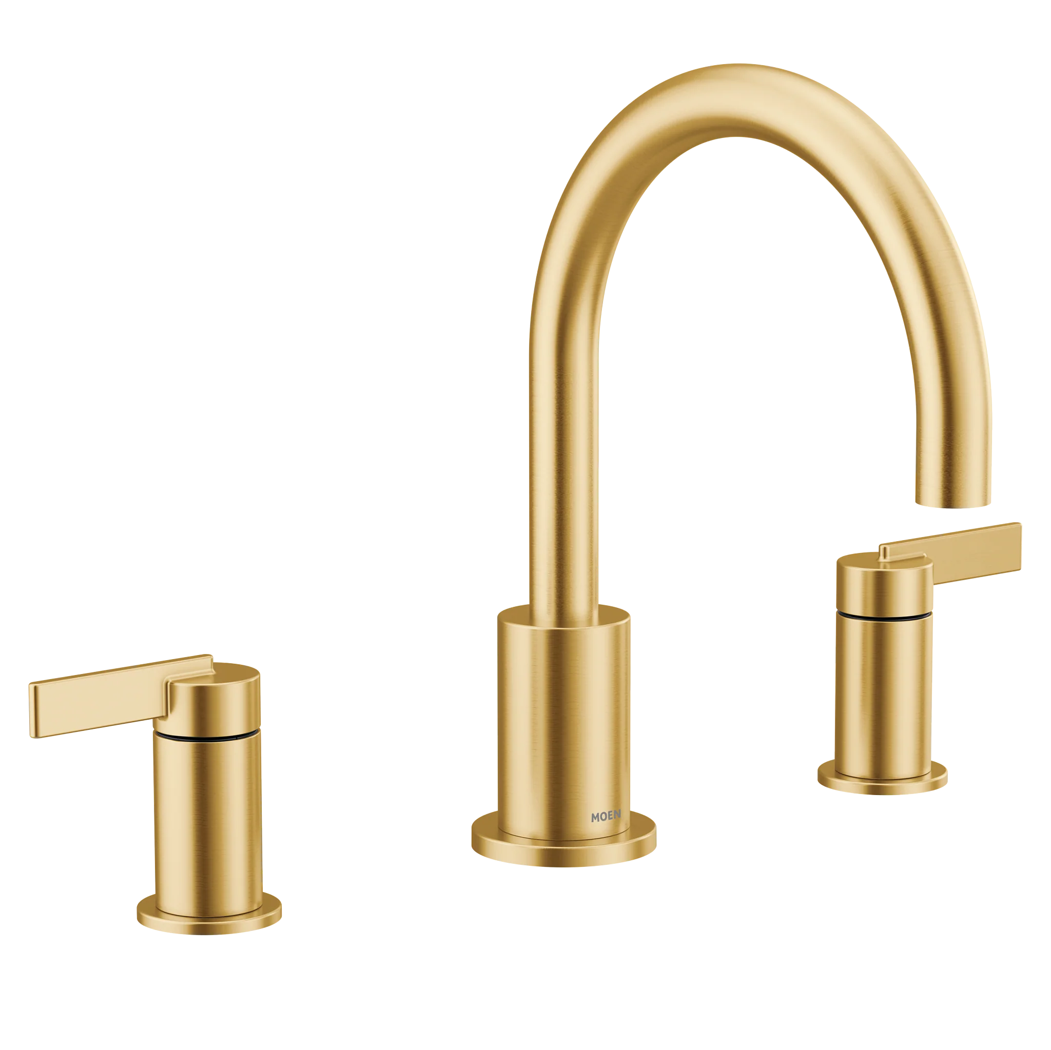 Cia Chrome two-handle non diverter roman tub faucet