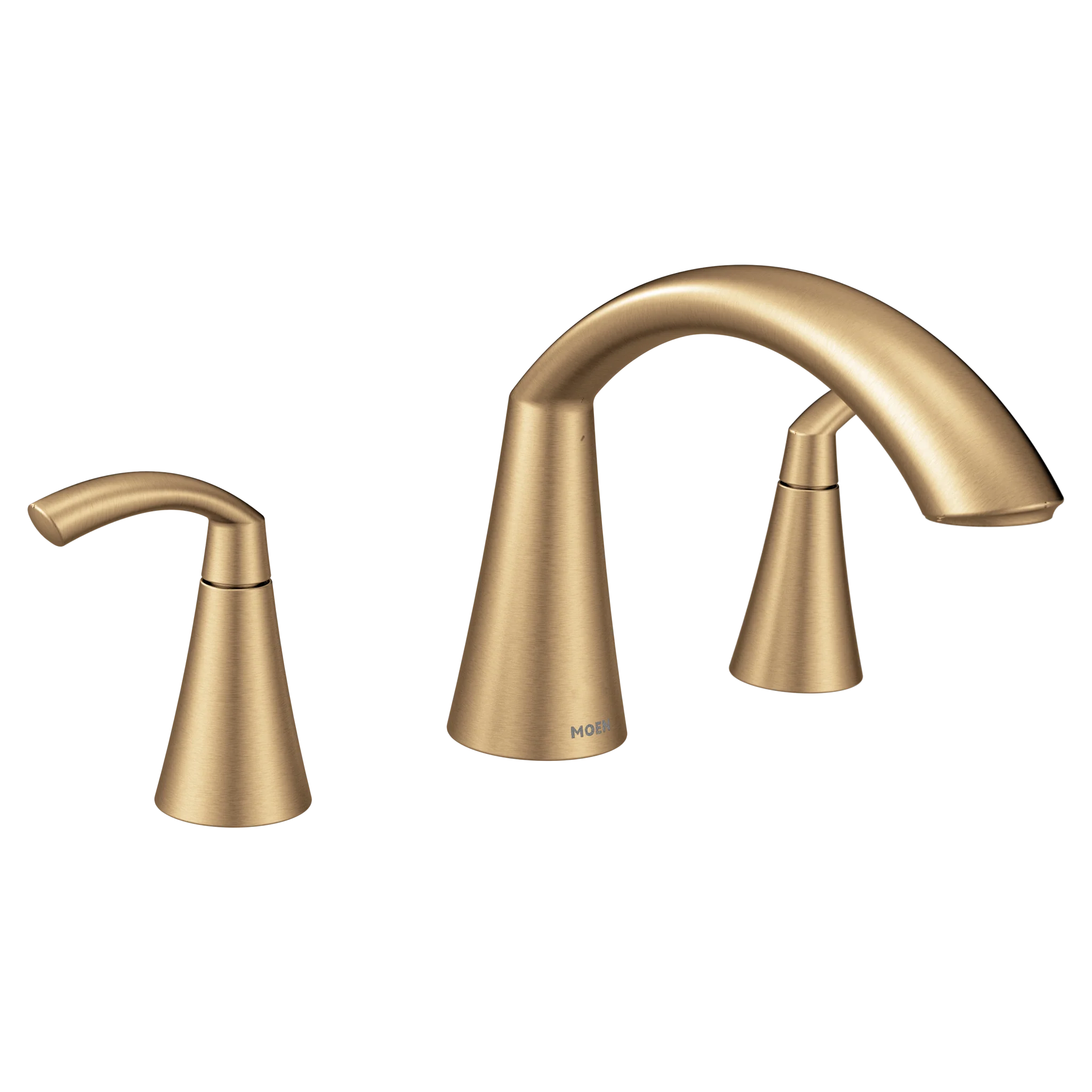 Glyde Chrome Two-Handle High Arc Roman Tub Faucet