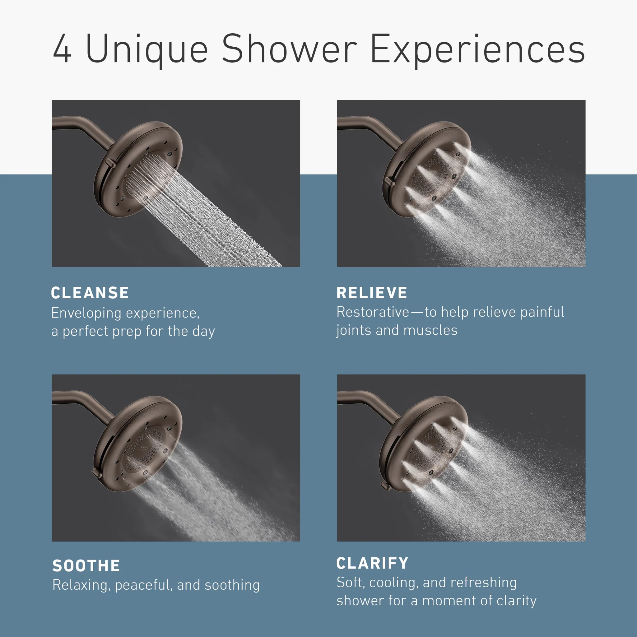 4926-Moen-Quattro-Four-function-6-1-2-Diameter-Spray-Head-Rainshower-46.webp Moen Quattro Four-function 6-1/2" Diameter Spray Head Rainshower