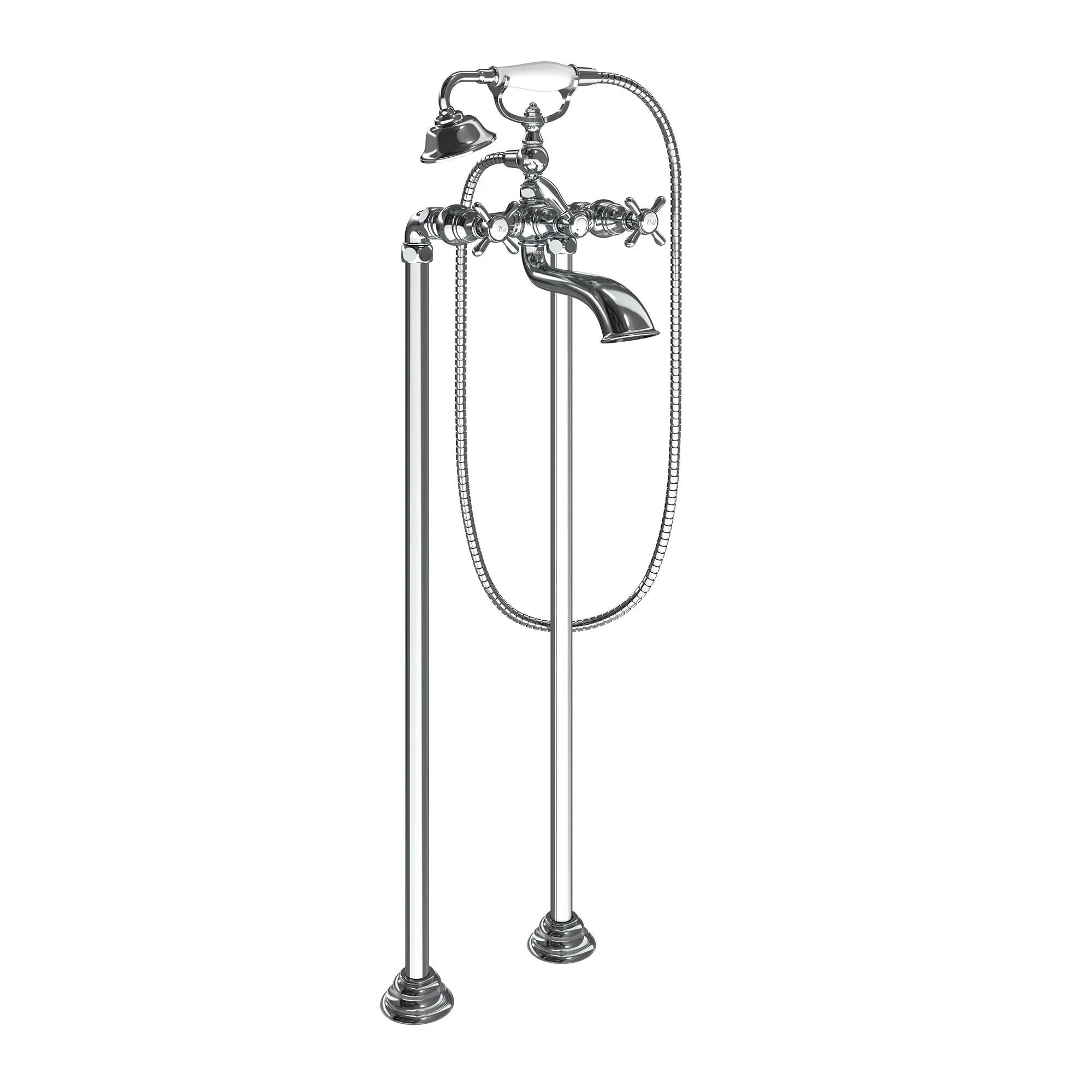 5115-Weymouth-Chrome-Two-Handle-Tub-Filler-including-Handheld-Shower-5.webp Weymouth Chrome Two-Handle Tub Filler including Handheld Shower