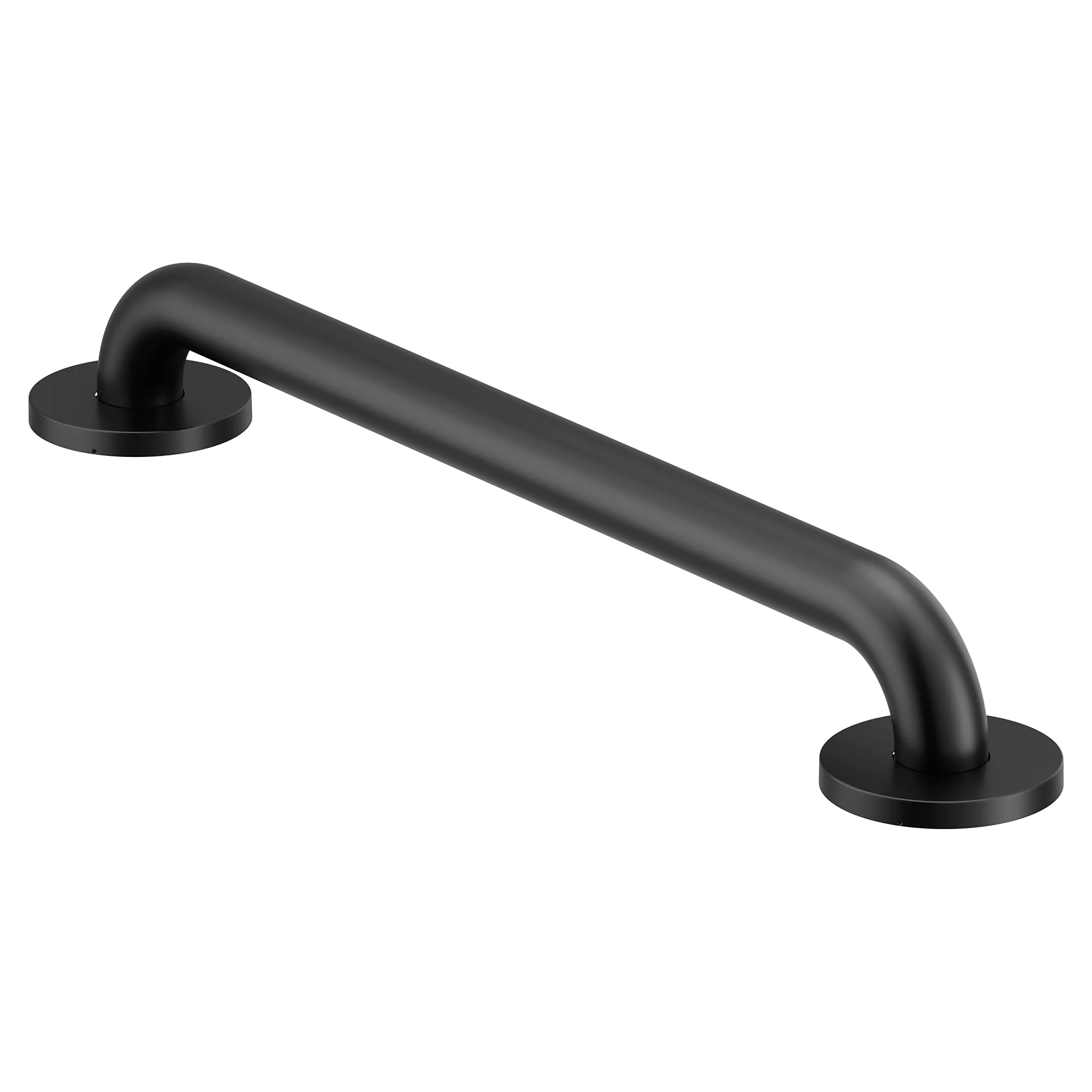 Matte black 18" concealed screw grab bar