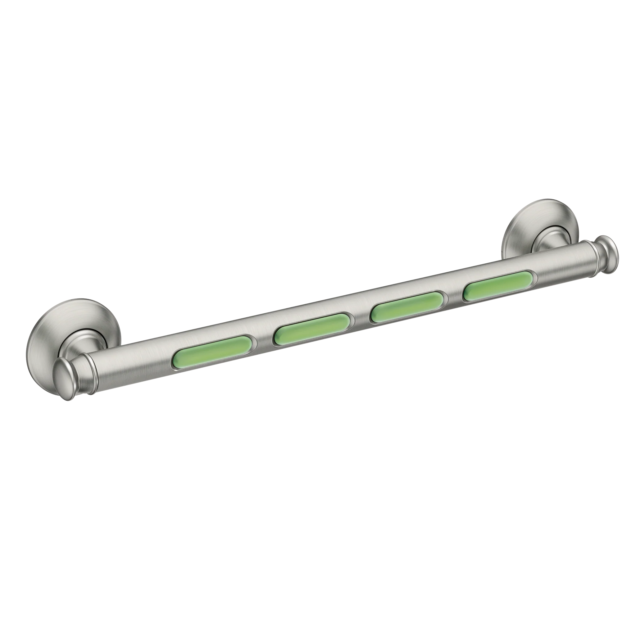 Banbury® 18" Glow-in-the-Dark Grab Bar Spot Resist™ Brushed Nickel