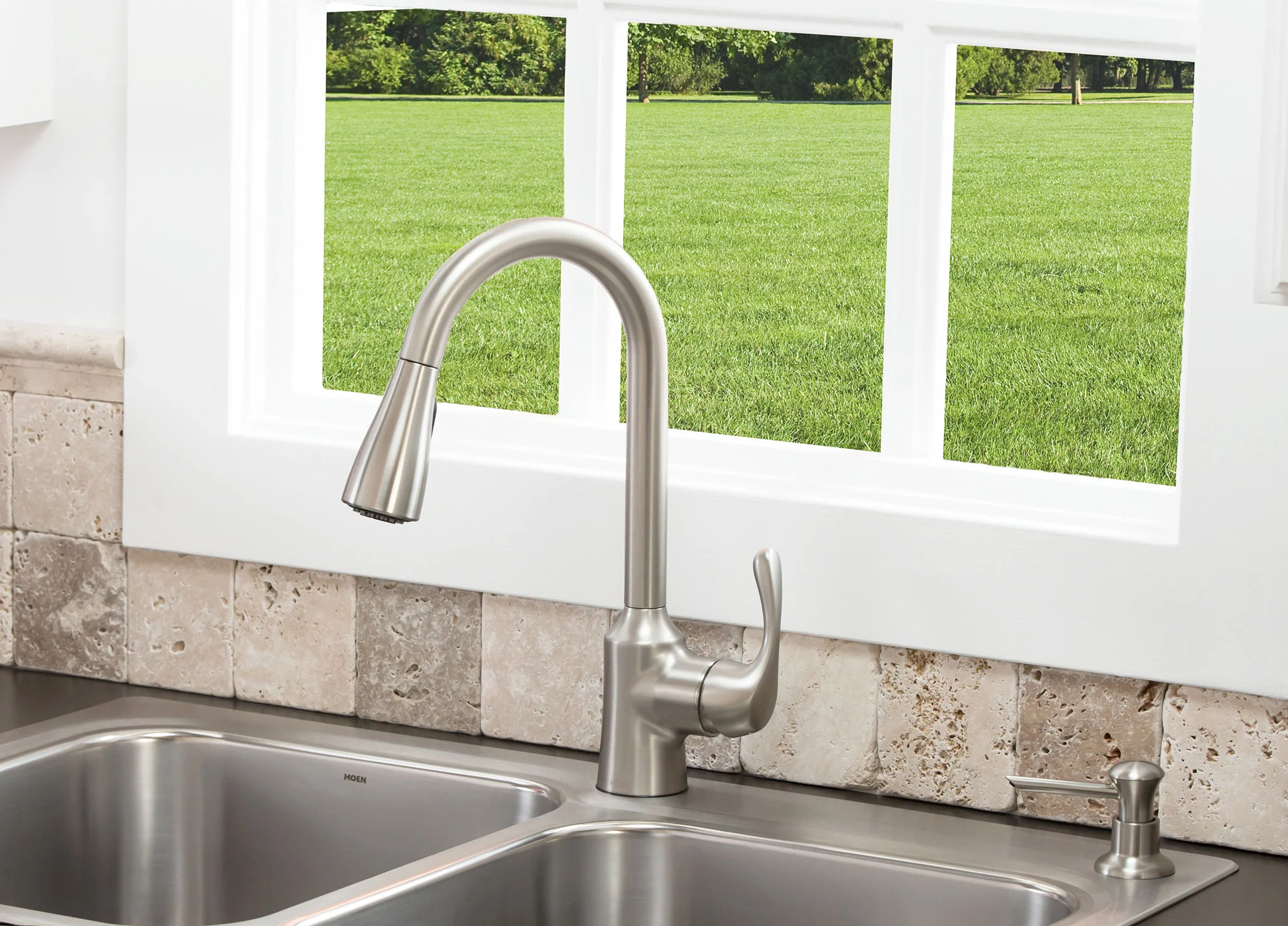 5655-Lodi-Stainless-steel-33-X-22-18-Gauge-Double-Bowl-Faucet-and-Sink-Combination-5.webp Lodi Stainless steel 33" X 22" 18 Gauge Double Bowl Faucet and Sink Combination