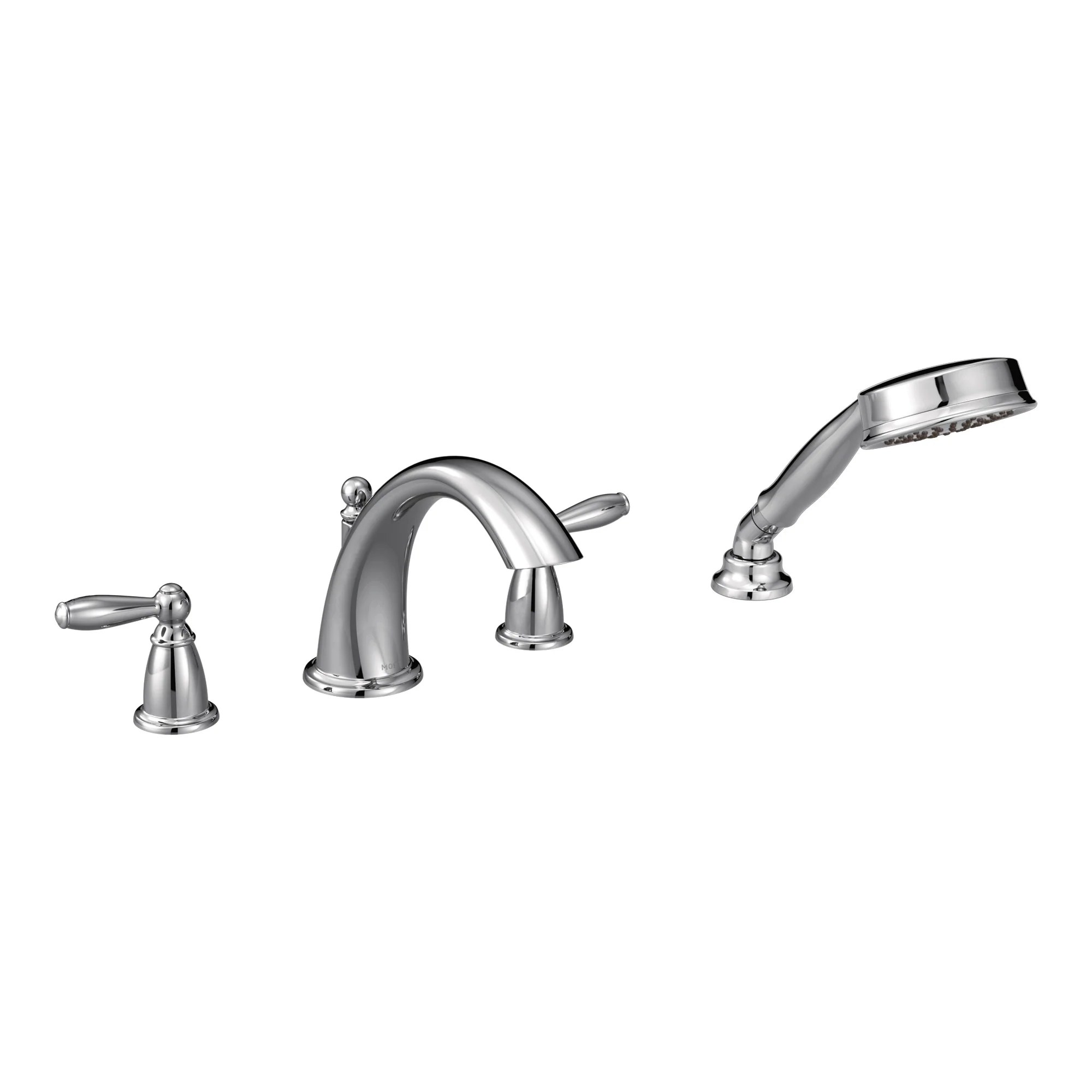 5690-Brantford-Chrome-Two-Handle-Low-Arc-Roman-Tub-Faucet-including-Handheld-Shower-7.webp Brantford Chrome Two-Handle Low Arc Roman Tub Faucet including Handheld Shower