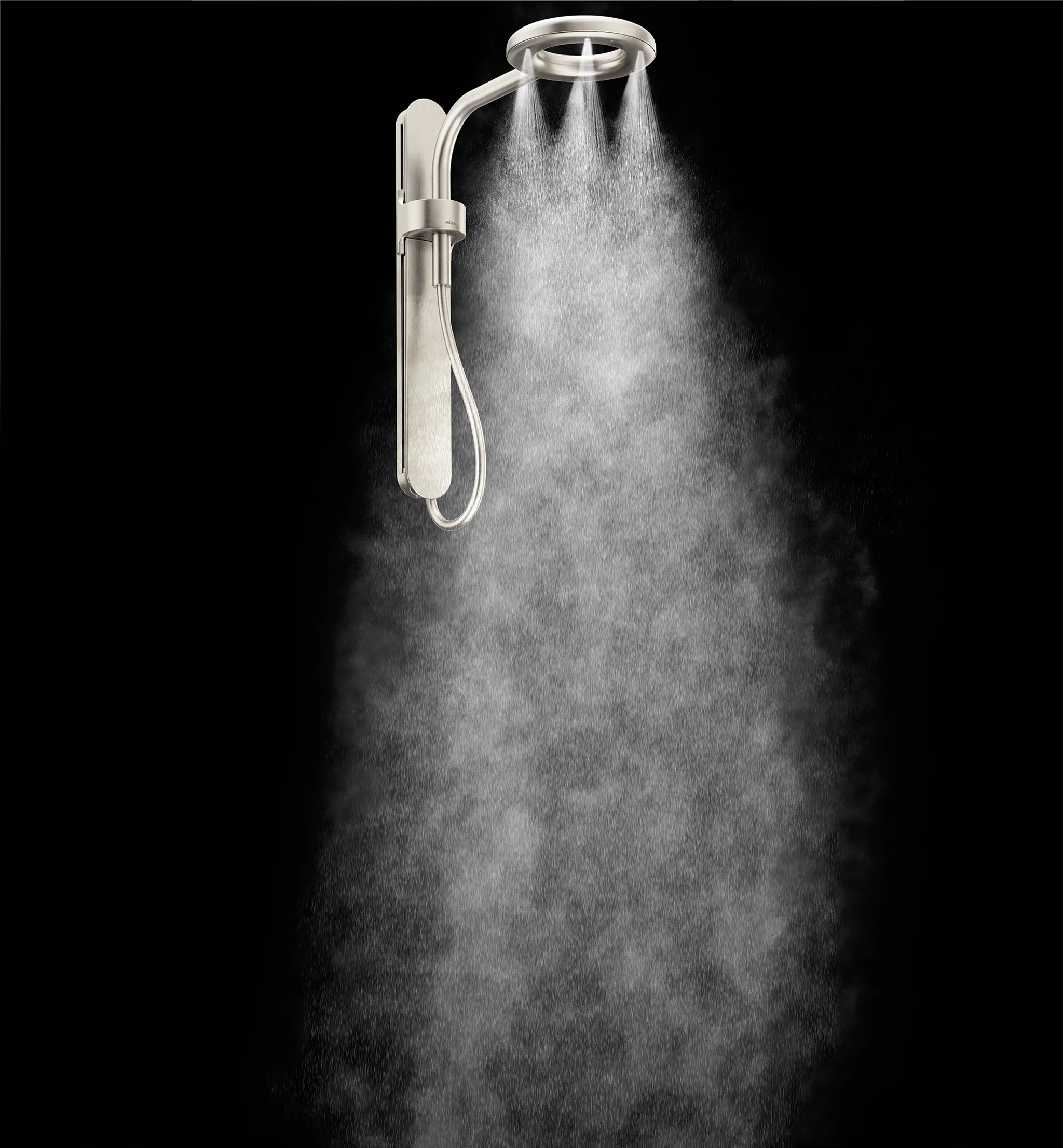 5722-Moen-Spa-Shower-Matte-Black-One-Function-7.9-Diameter-Spray-Head-Rainshower-21.webp Moen Spa Shower Matte Black One-Function 7.9" Diameter Spray Head Rainshower