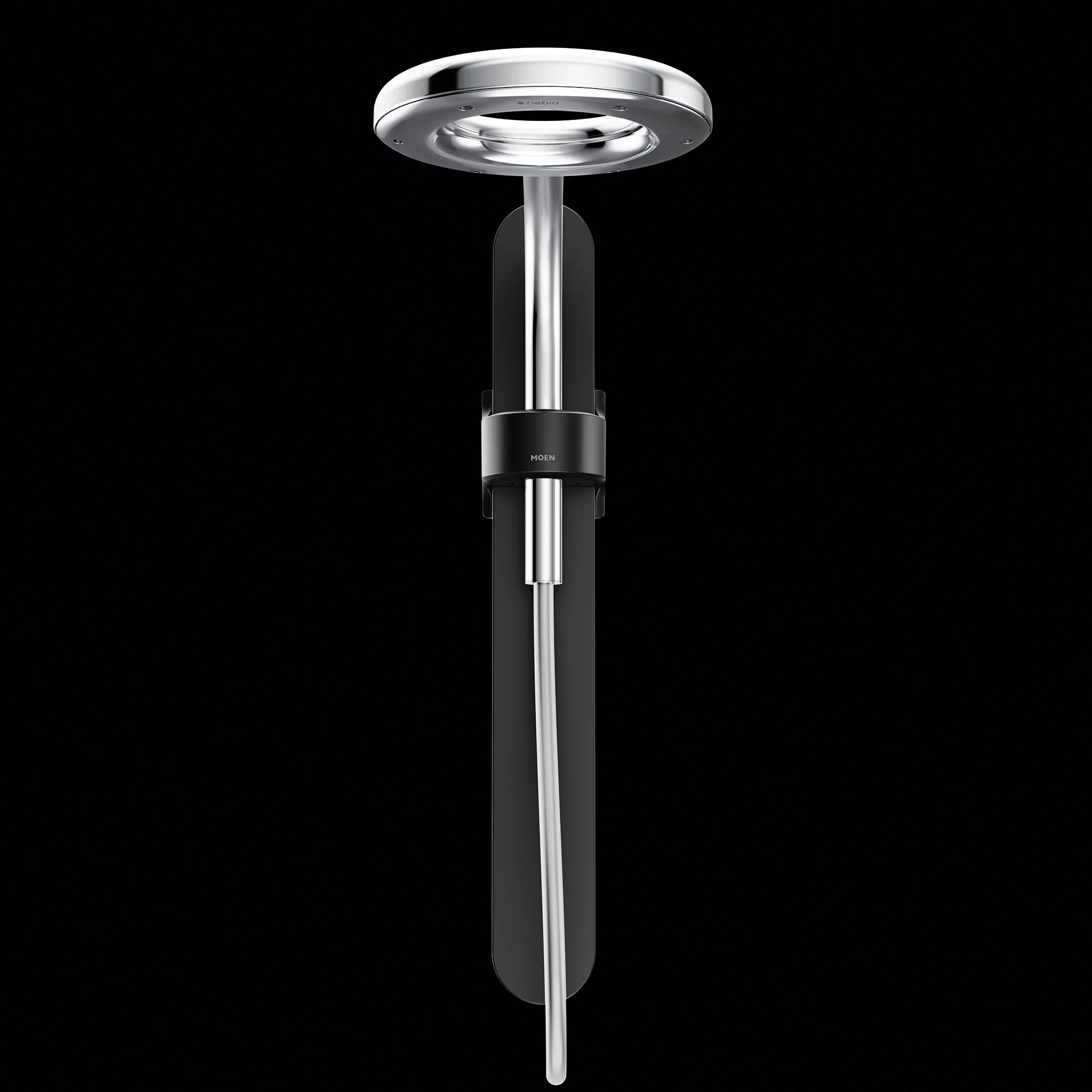 5722-Moen-Spa-Shower-Matte-Black-One-Function-7.9-Diameter-Spray-Head-Rainshower-3.webp Moen Spa Shower Matte Black One-Function 7.9" Diameter Spray Head Rainshower
