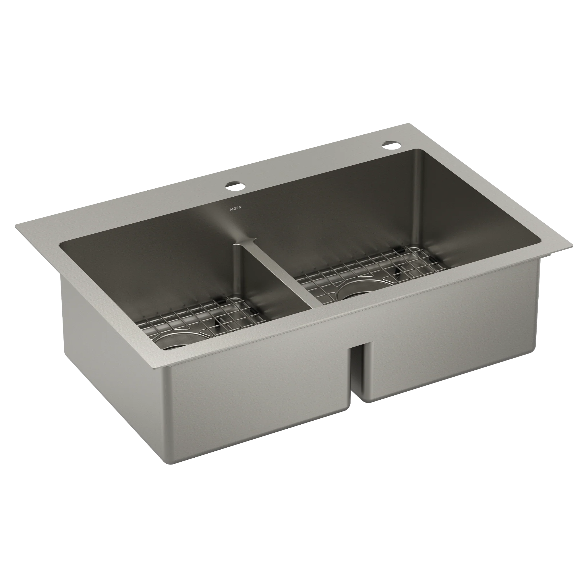 5727-Prep-33-Stainless-Steel-Dual-Mount-Double-Bowl-Sink-1.webp Prep 33" Stainless Steel Dual Mount Double Bowl Sink