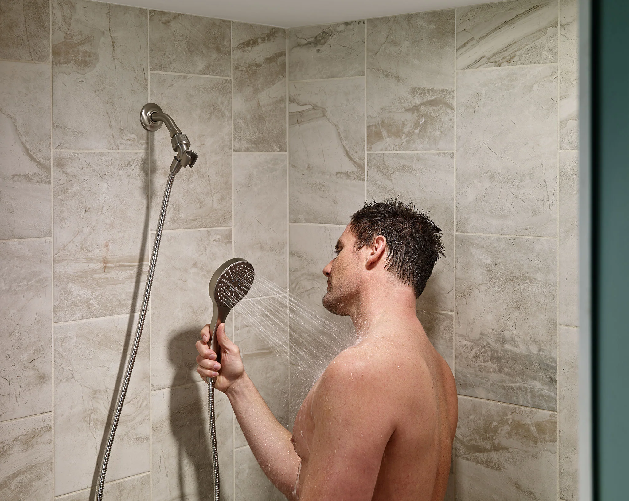 5847-Renewal-Five-Function-4-1-2-Diameter-Standard-Spray-Head-With-Handheld-Shower-3.webp Renewal Five-Function 4 1/2" Diameter Standard Spray Head With Handheld Shower