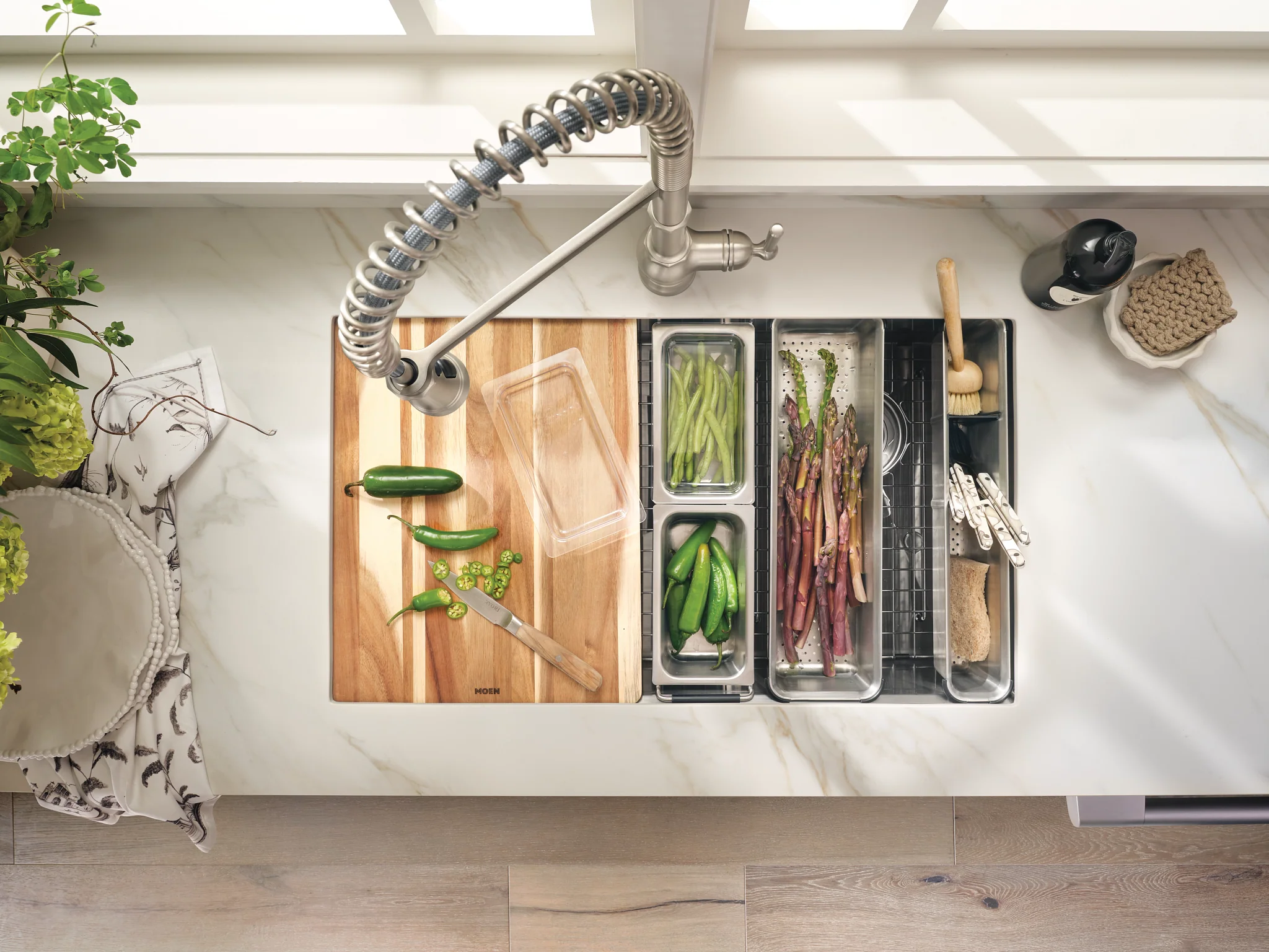 5868-Luxe-ChefTM-27-Workstation-System-Stainless-Steel-Undermount-Single-Bowl-Sink-9.webp Luxe Chef™ 27” Workstation System Stainless Steel Undermount Single Bowl Sink