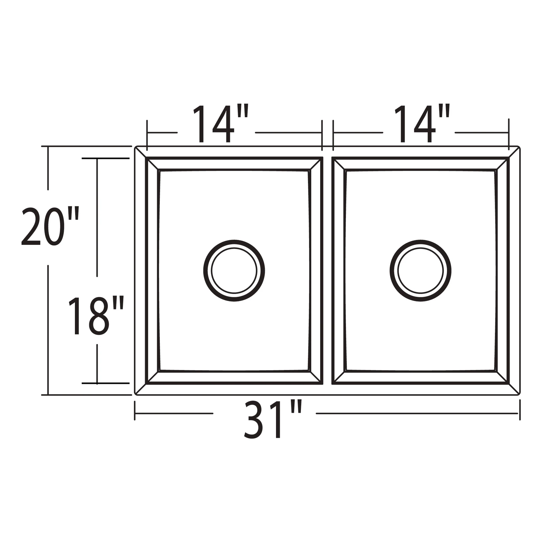 5928-Prep-31-Stainless-Steel-Undermount-Double-Bowl-Sink-4.webp Prep 31" Stainless Steel Undermount Double Bowl Sink