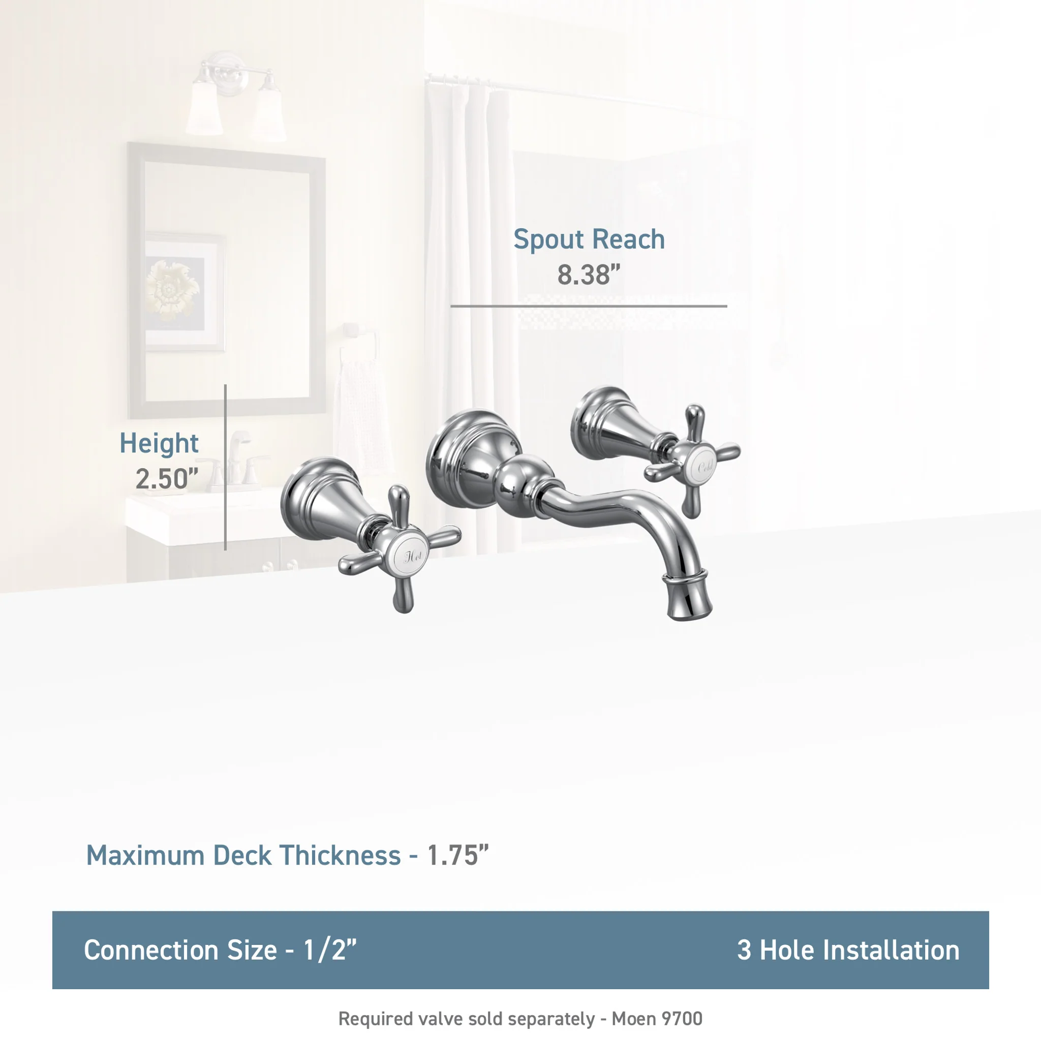 6175-Weymouth-Chrome-Two-Handle-High-Arc-Wall-Mount-Bathroom-Faucet-23.webp Weymouth Chrome Two-Handle High Arc Wall Mount Bathroom Faucet