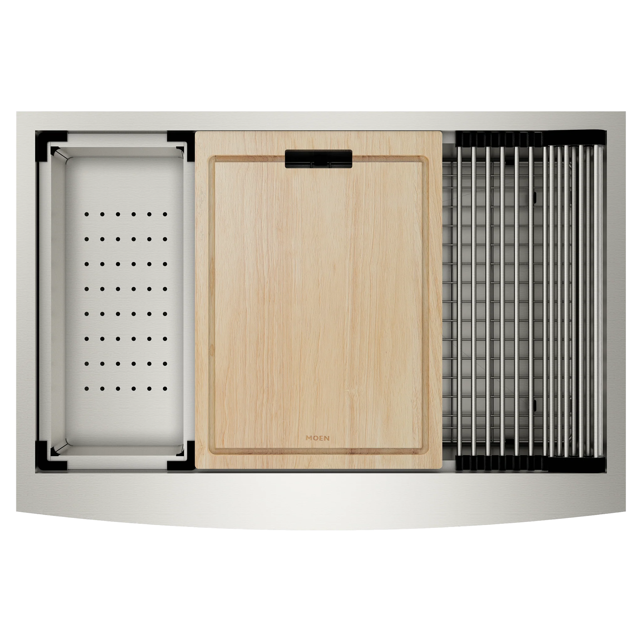 6266-Luxe-Chef-33-Workstation-Undermount-Apron-Front-Single-Bowl-Sink-With-Accessories-8.webp Luxe Chef 33" Workstation Undermount Apron Front Single Bowl Sink With Accessories