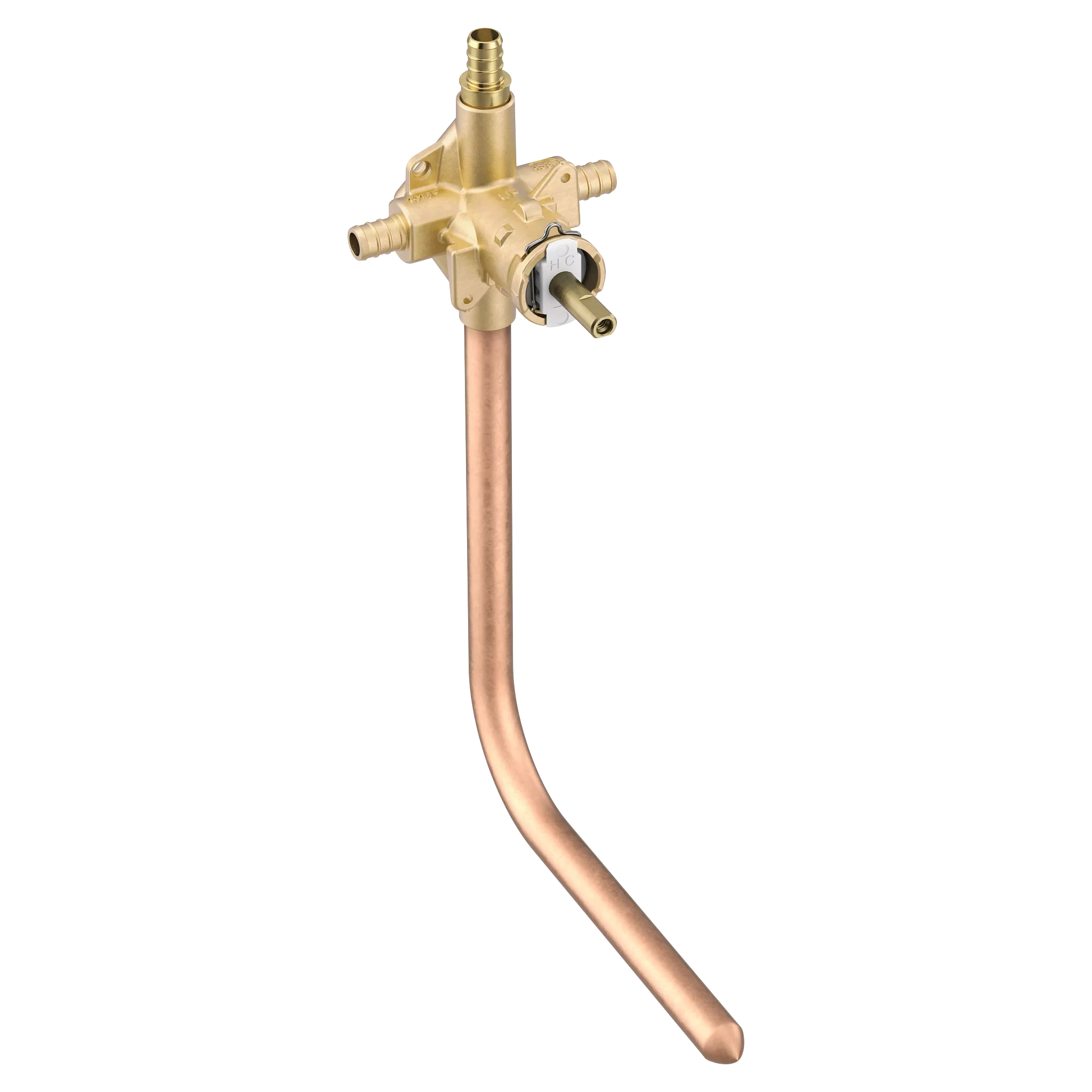 M-Pact Includes bulk pack Posi-Temp(R) 1/2" crimp ring PEX with cc/ips tub connection pressure balancing