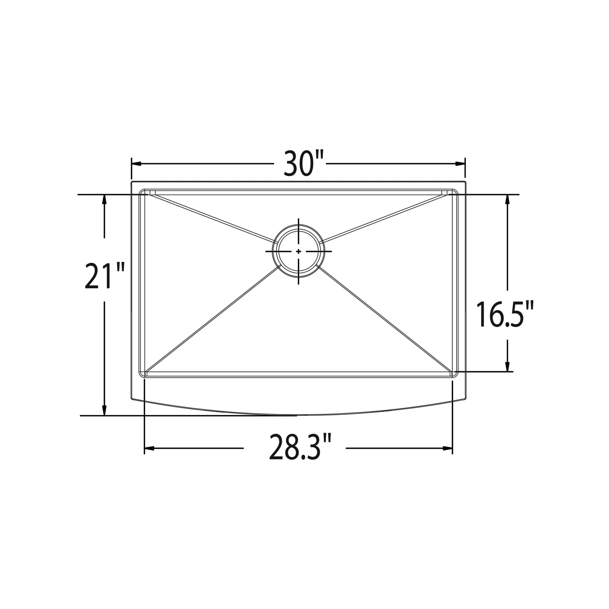 6473-Prep-30-Undermount-Apron-Front-Single-Bowl-Sink-6.webp Prep 30" Undermount Apron Front Single Bowl Sink