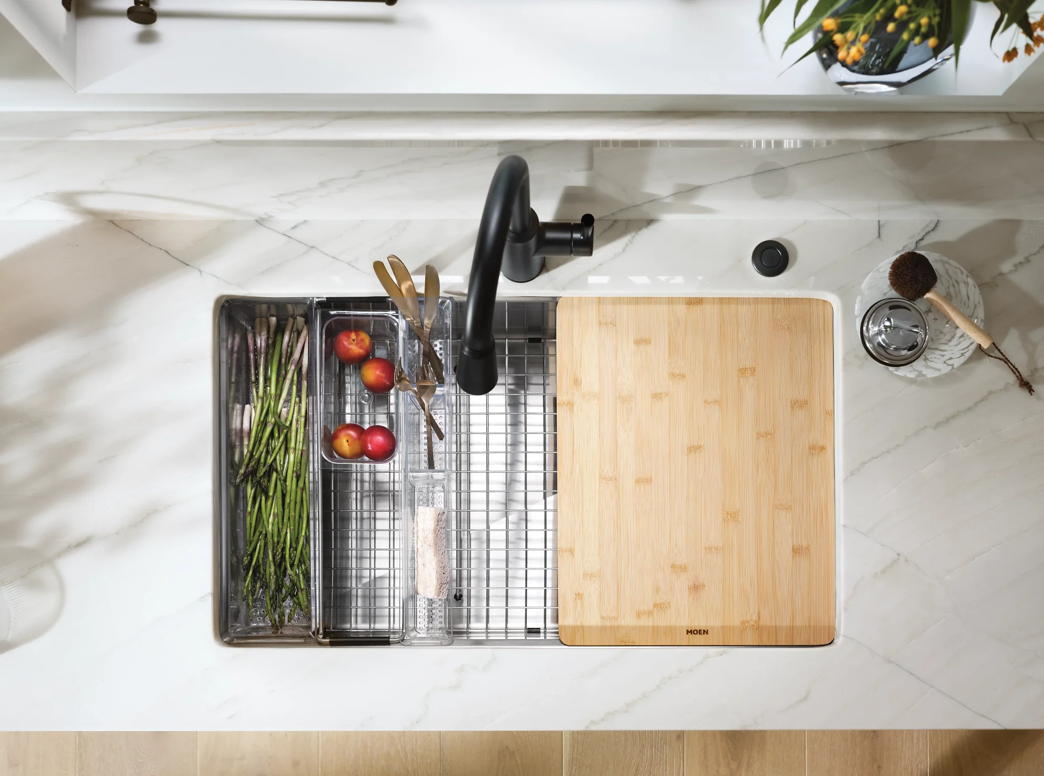 6545-Luxe-ChefTM-33-Workstation-System-Stainless-Steel-Dual-Mount-Double-Bowl-Sink-11.webp Luxe Chef™ 33” Workstation System Stainless Steel Dual Mount Double Bowl Sink