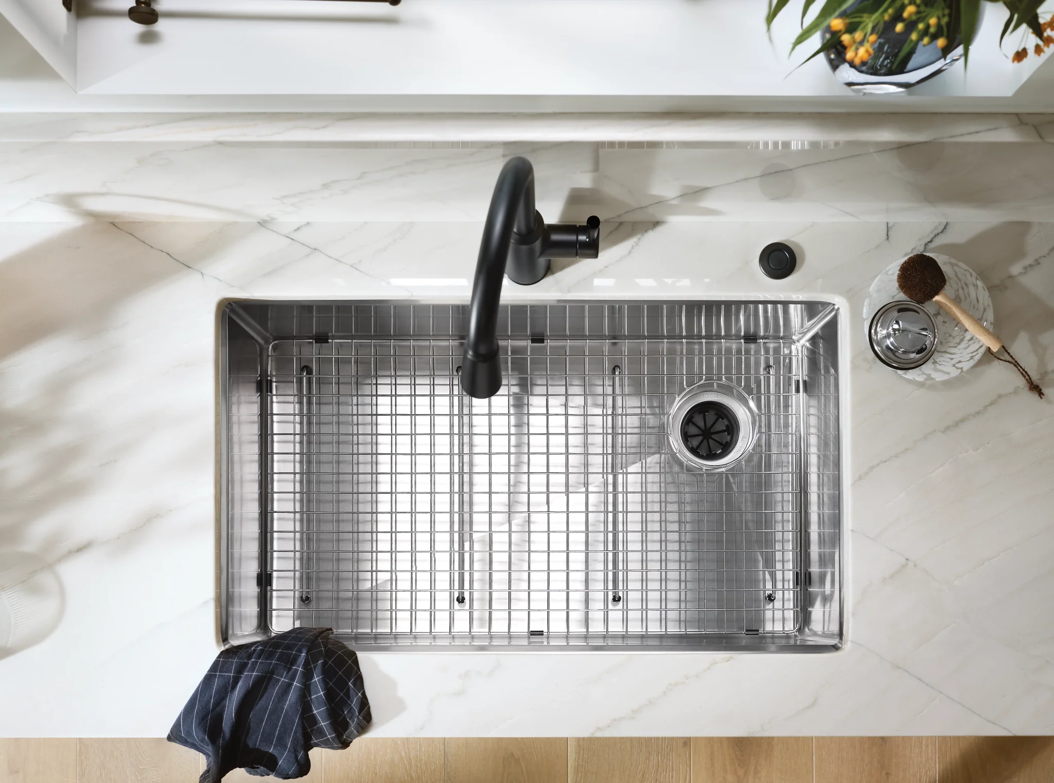 6545-Luxe-ChefTM-33-Workstation-System-Stainless-Steel-Dual-Mount-Double-Bowl-Sink-9.webp Luxe Chef™ 33” Workstation System Stainless Steel Dual Mount Double Bowl Sink