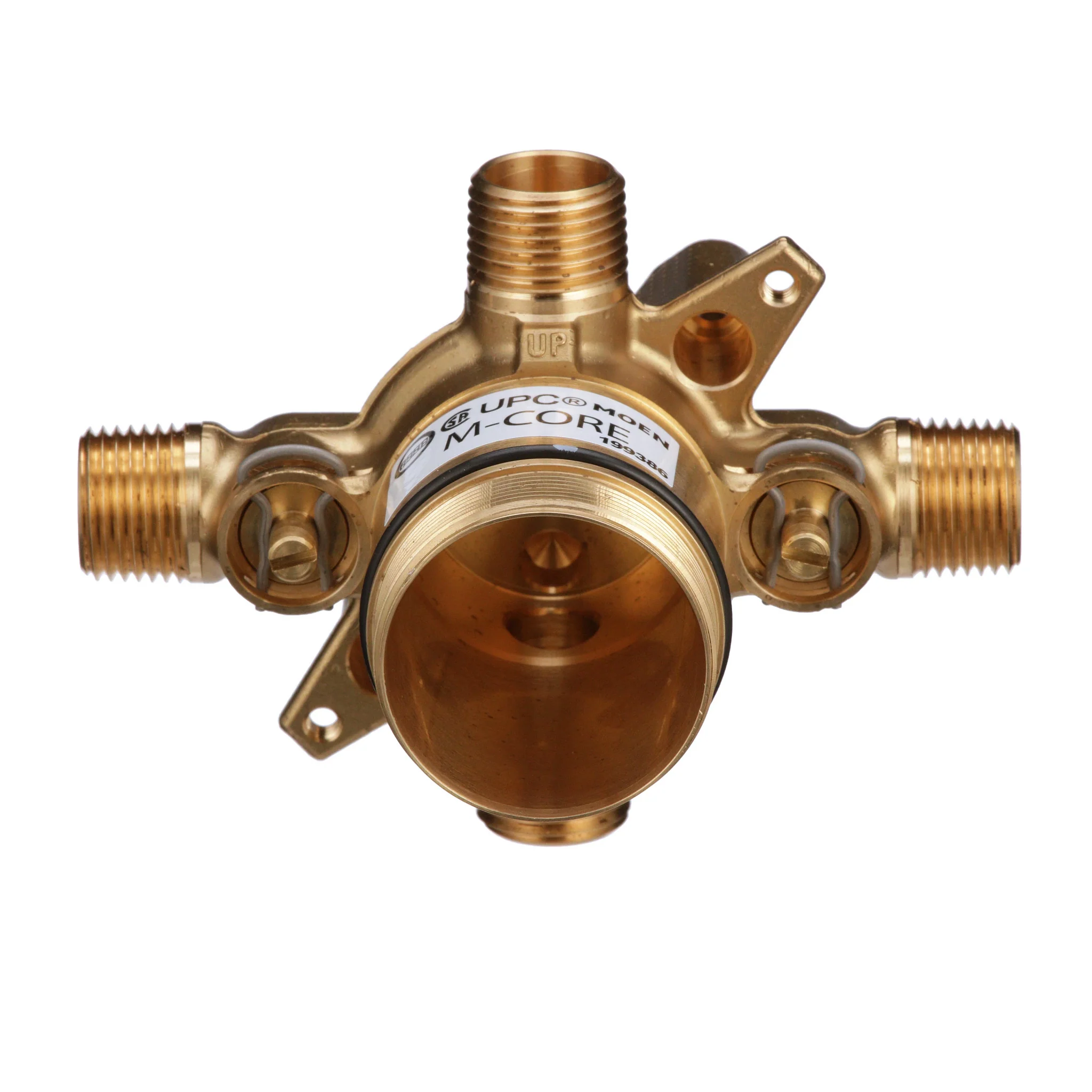 M-CORE 4 Port 1/2" Cpvc With Cc/ips Tub Outlet Connection Includes Stops