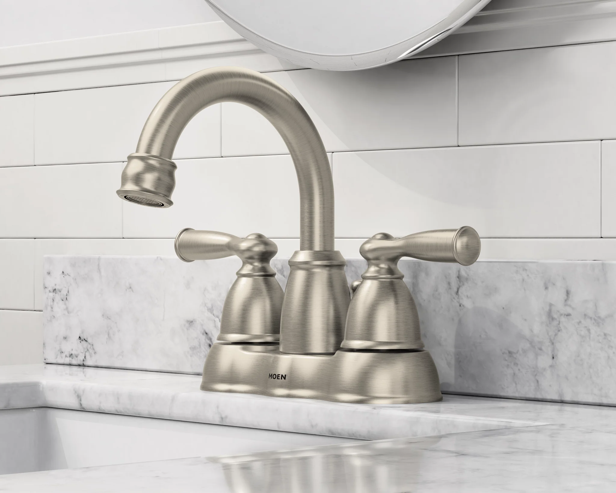 Banbury Two-handle Centerset Bathroom Sink Faucet