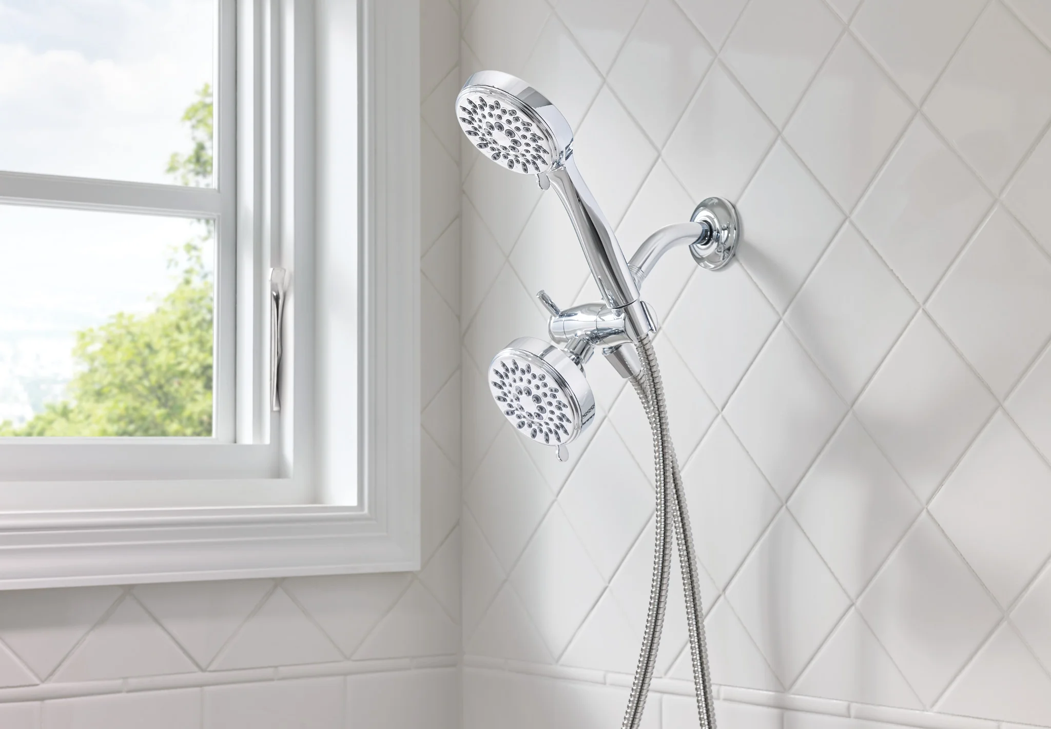 724-Ignite-Five-Function-3-3-4-Diameter-Standard-Spray-Head-With-Handheld-Shower-10.webp Ignite Five-Function 3 3/4" Diameter Standard Spray Head With Handheld Shower