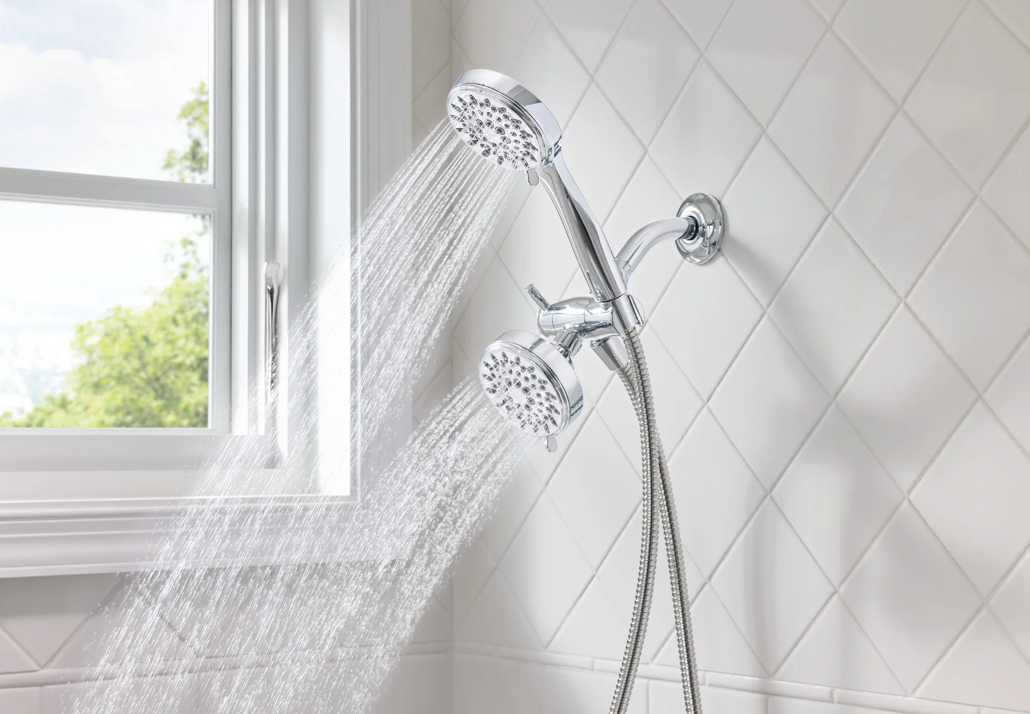 724-Ignite-Five-Function-3-3-4-Diameter-Standard-Spray-Head-With-Handheld-Shower-11.webp Ignite Five-Function 3 3/4" Diameter Standard Spray Head With Handheld Shower