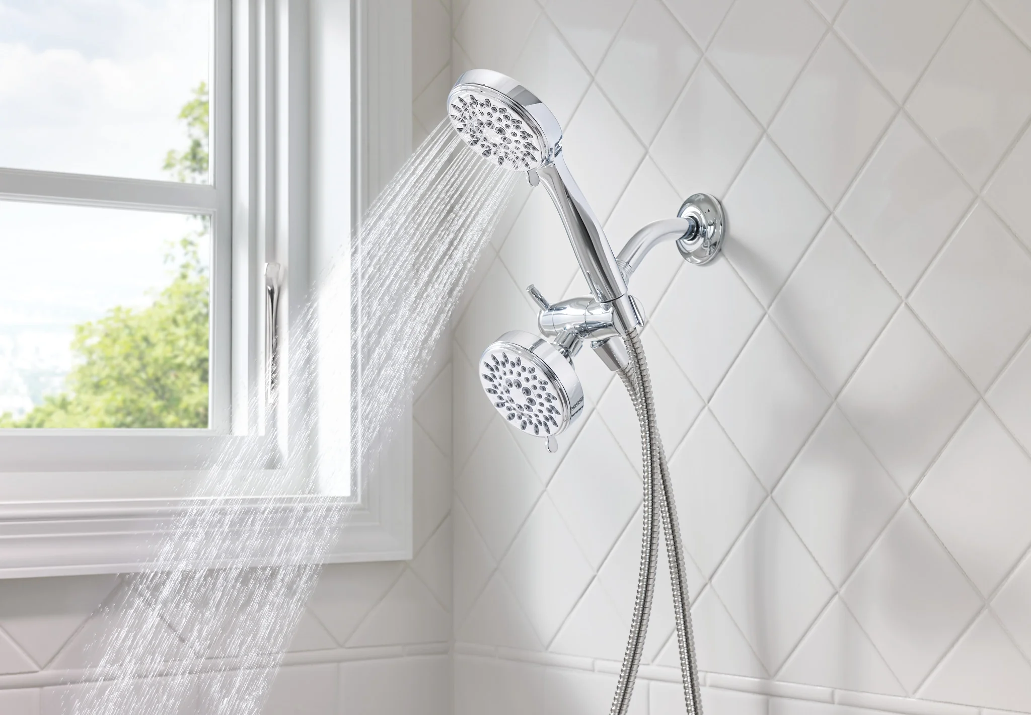 724-Ignite-Five-Function-3-3-4-Diameter-Standard-Spray-Head-With-Handheld-Shower-12.webp Ignite Five-Function 3 3/4" Diameter Standard Spray Head With Handheld Shower