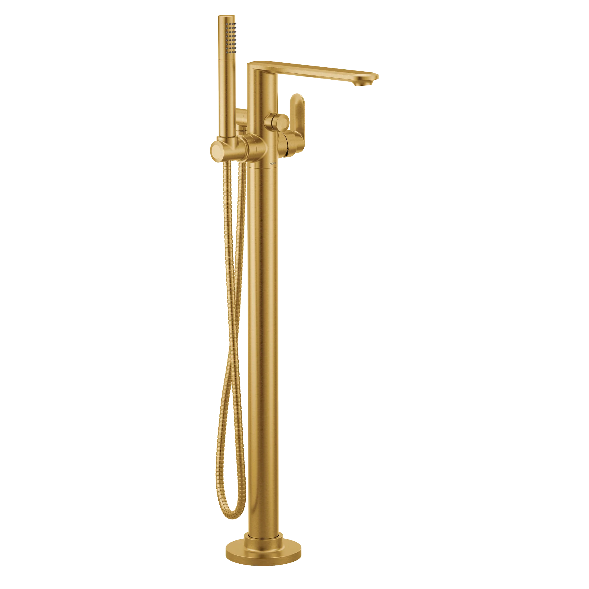 Greenfield Chrome one-handle tub filler includes hand shower